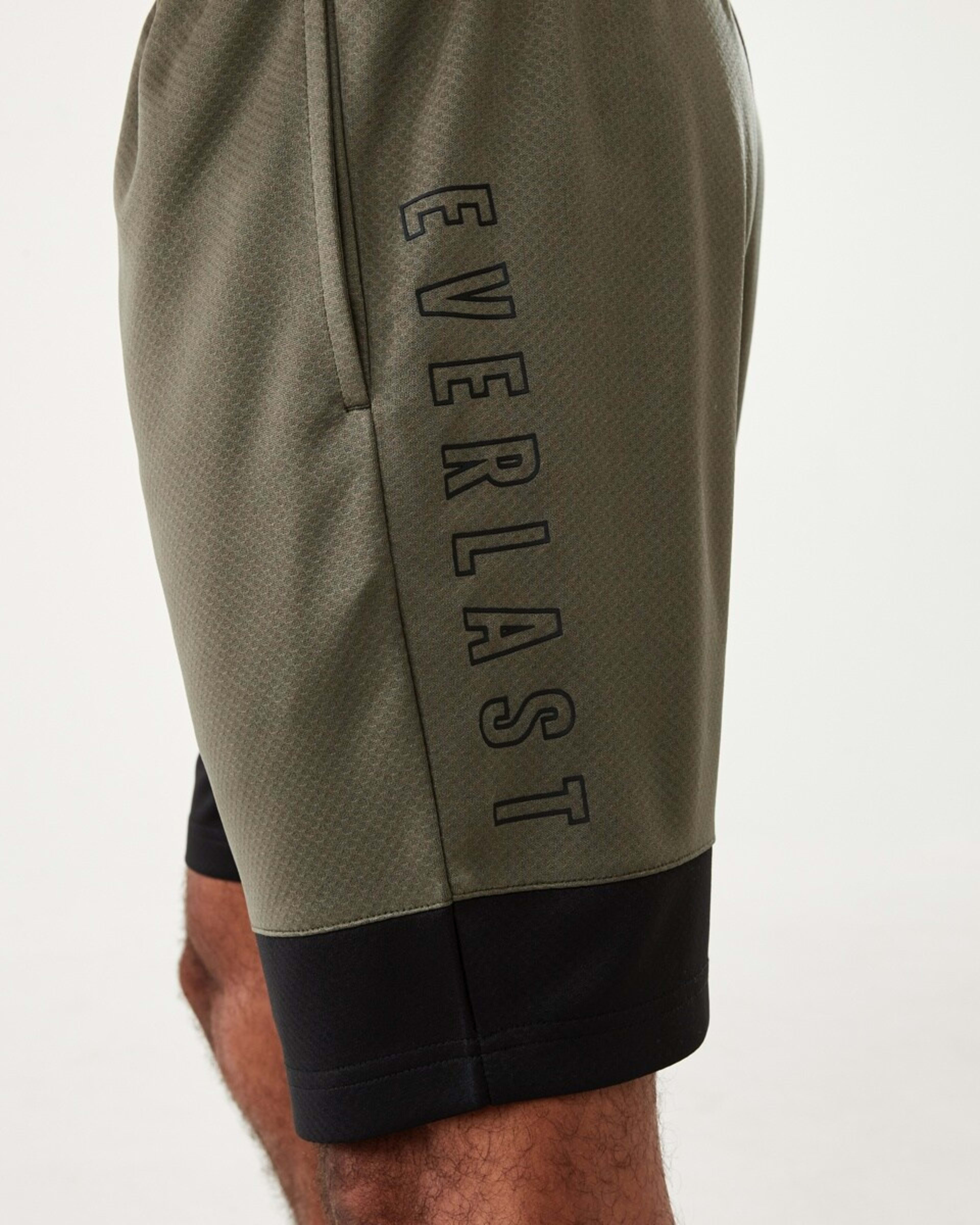 1 Everlast Mens Mesh Panelled Shorts EVER KHAKI
