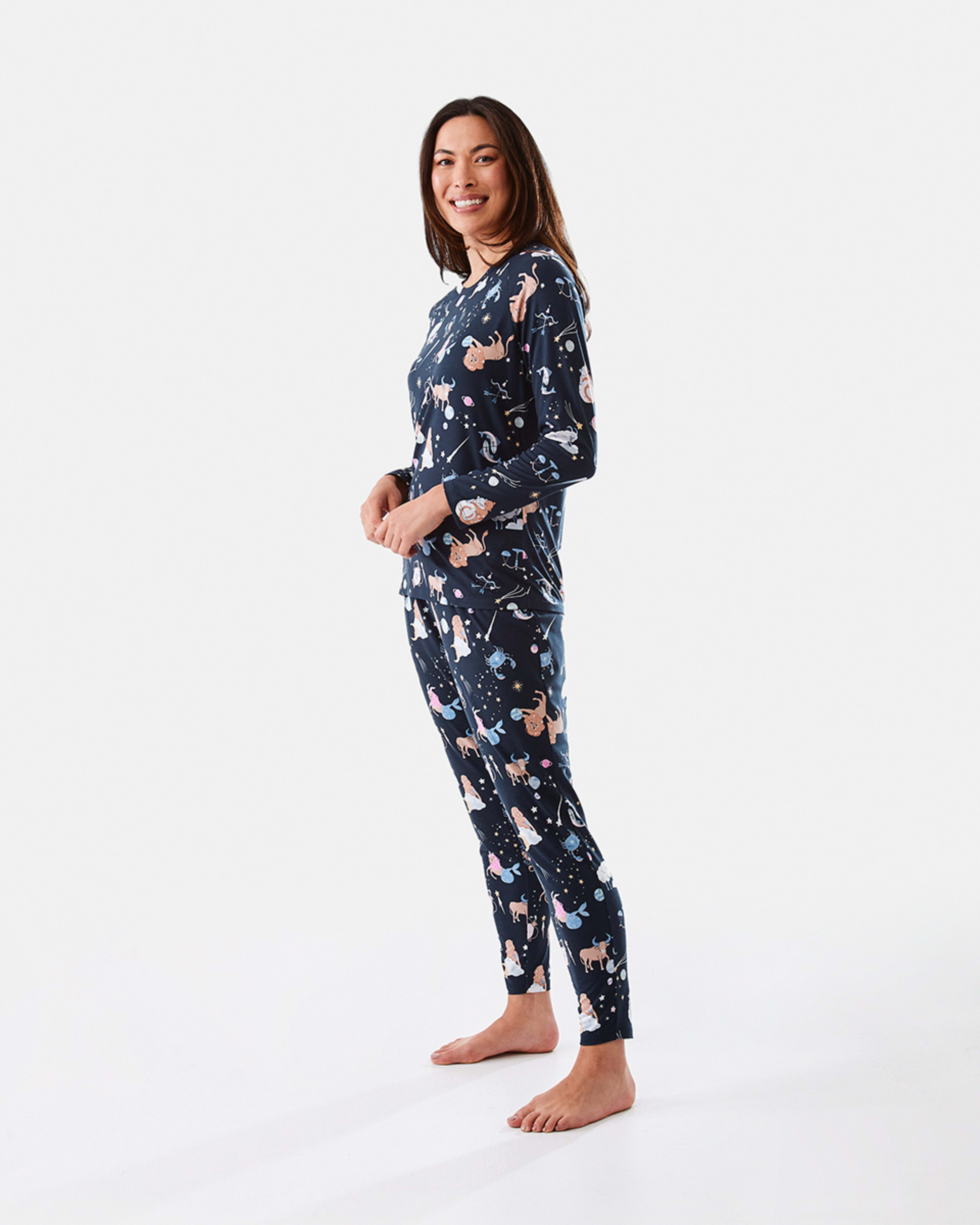 Long Sleeve Top Super Soft Pyjama Set - Kmart