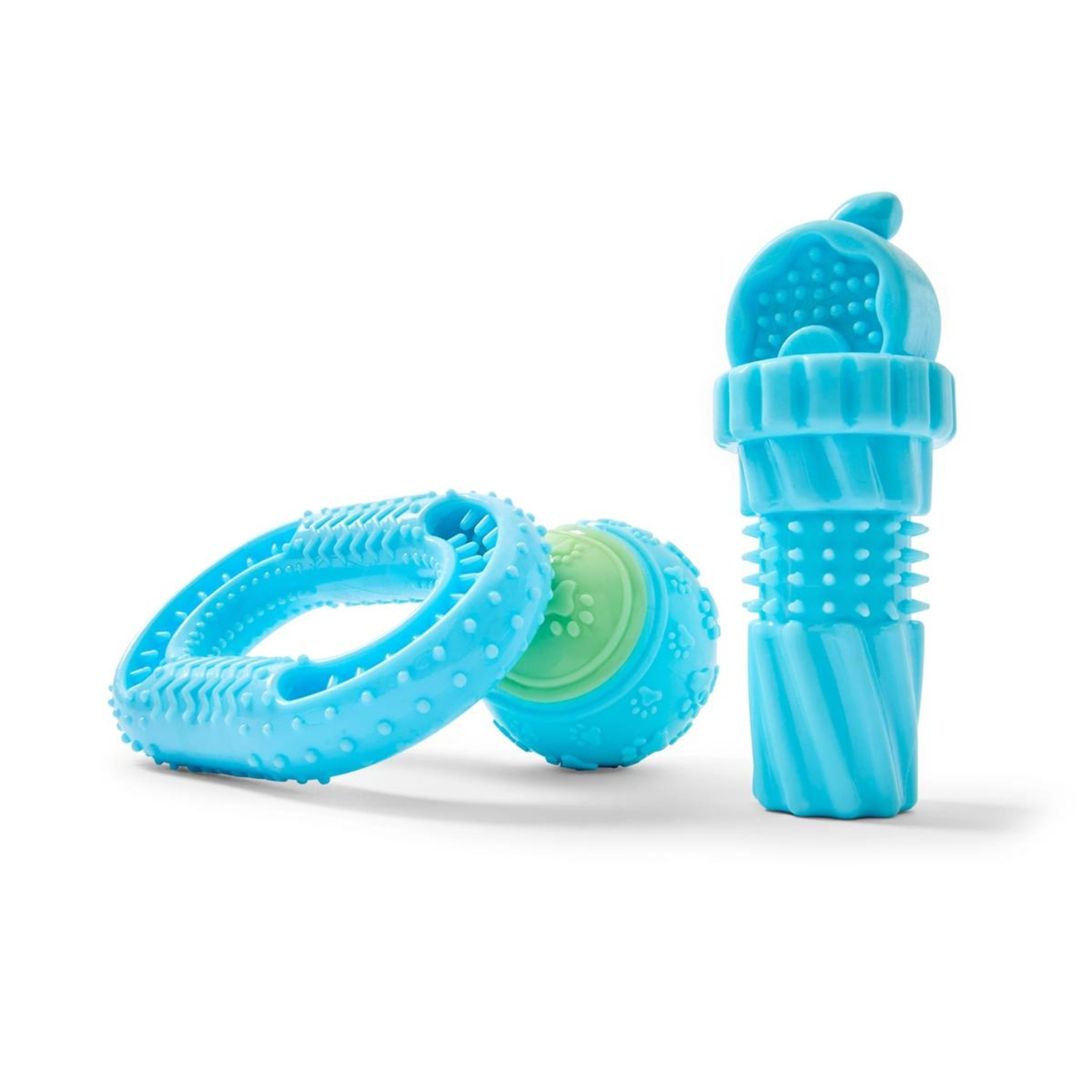 1 3 Pack Pet Toy Puppy - Blue