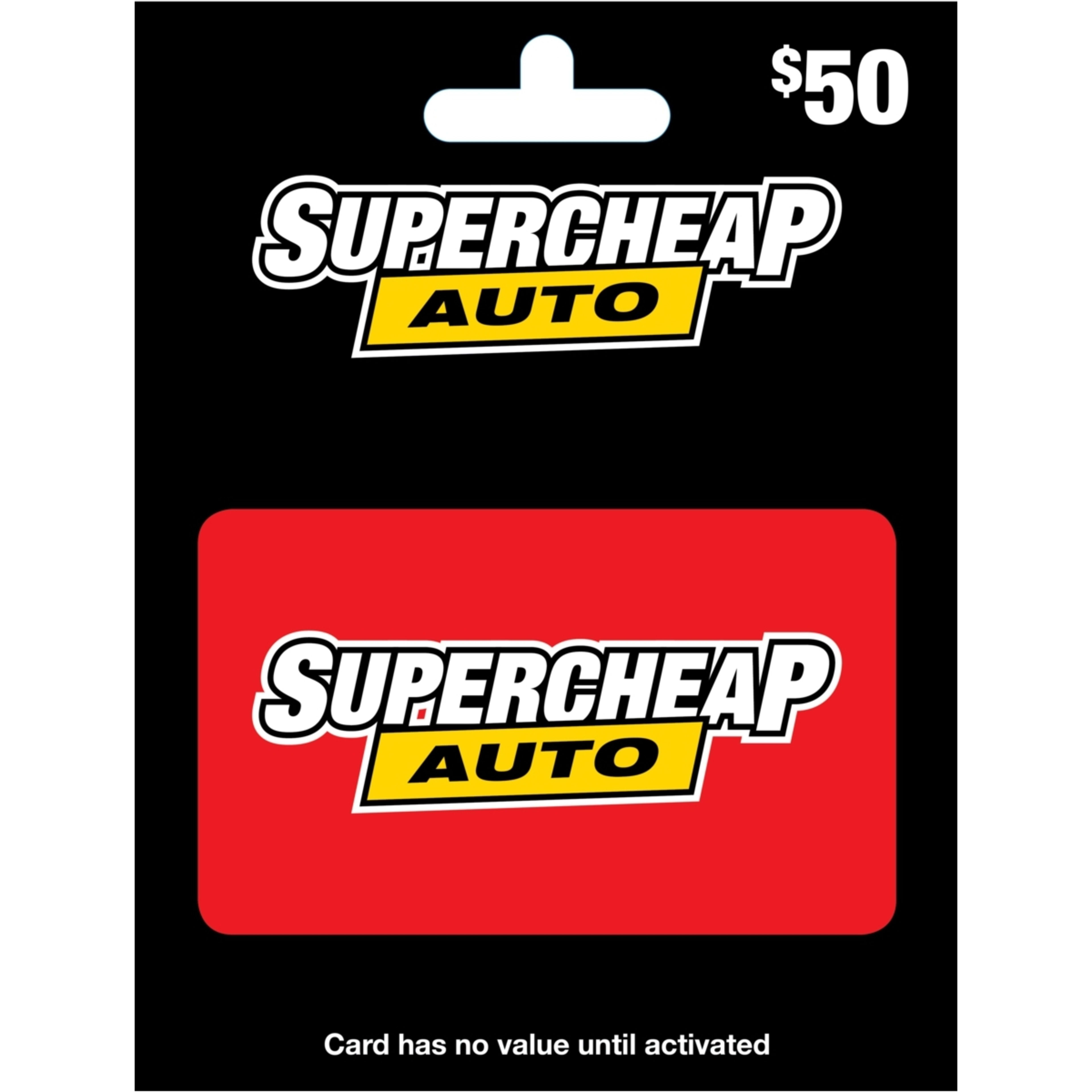 1 Supercheap Auto $50 Gift Card