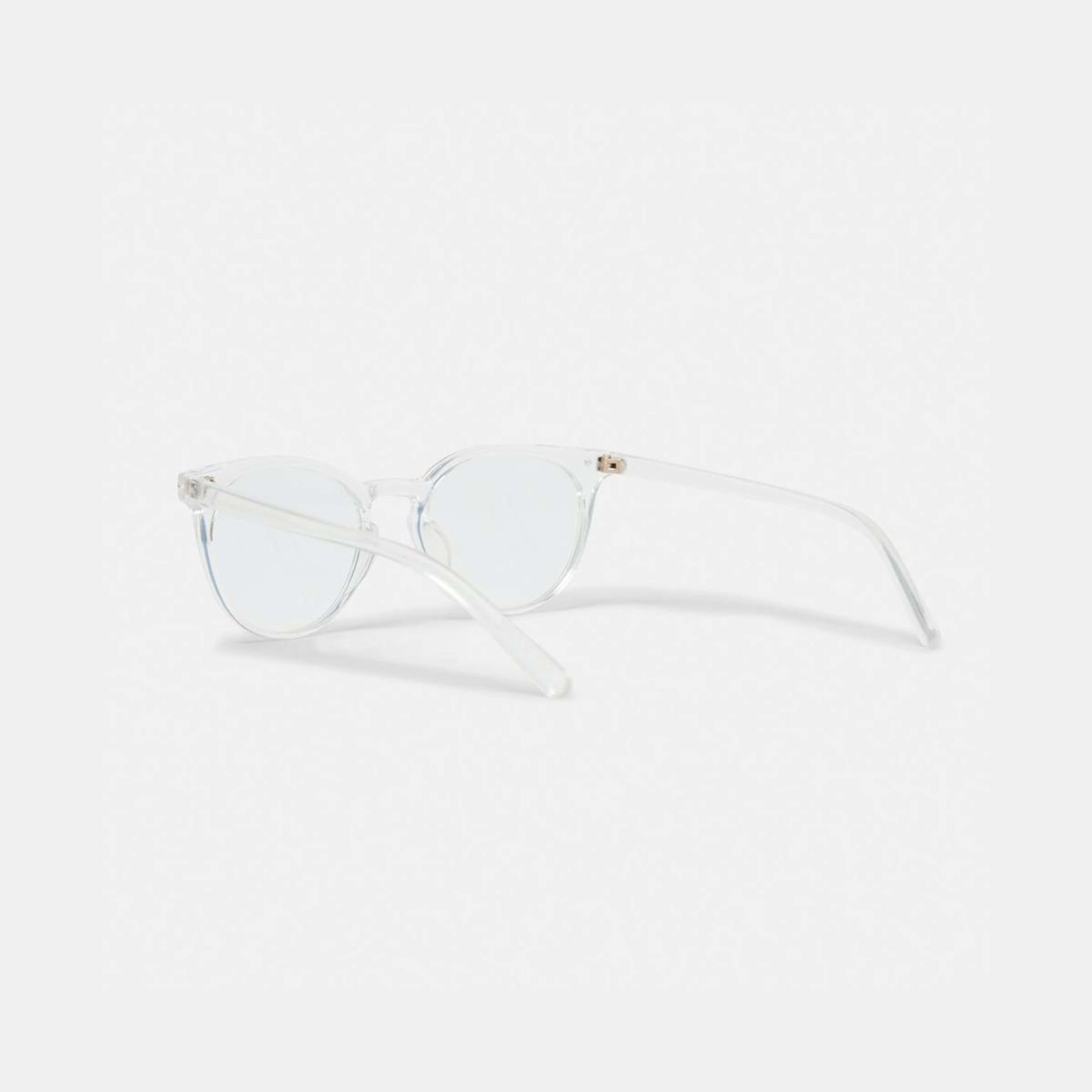 3 Round Blue Light Glasses Clear, 3 of 6