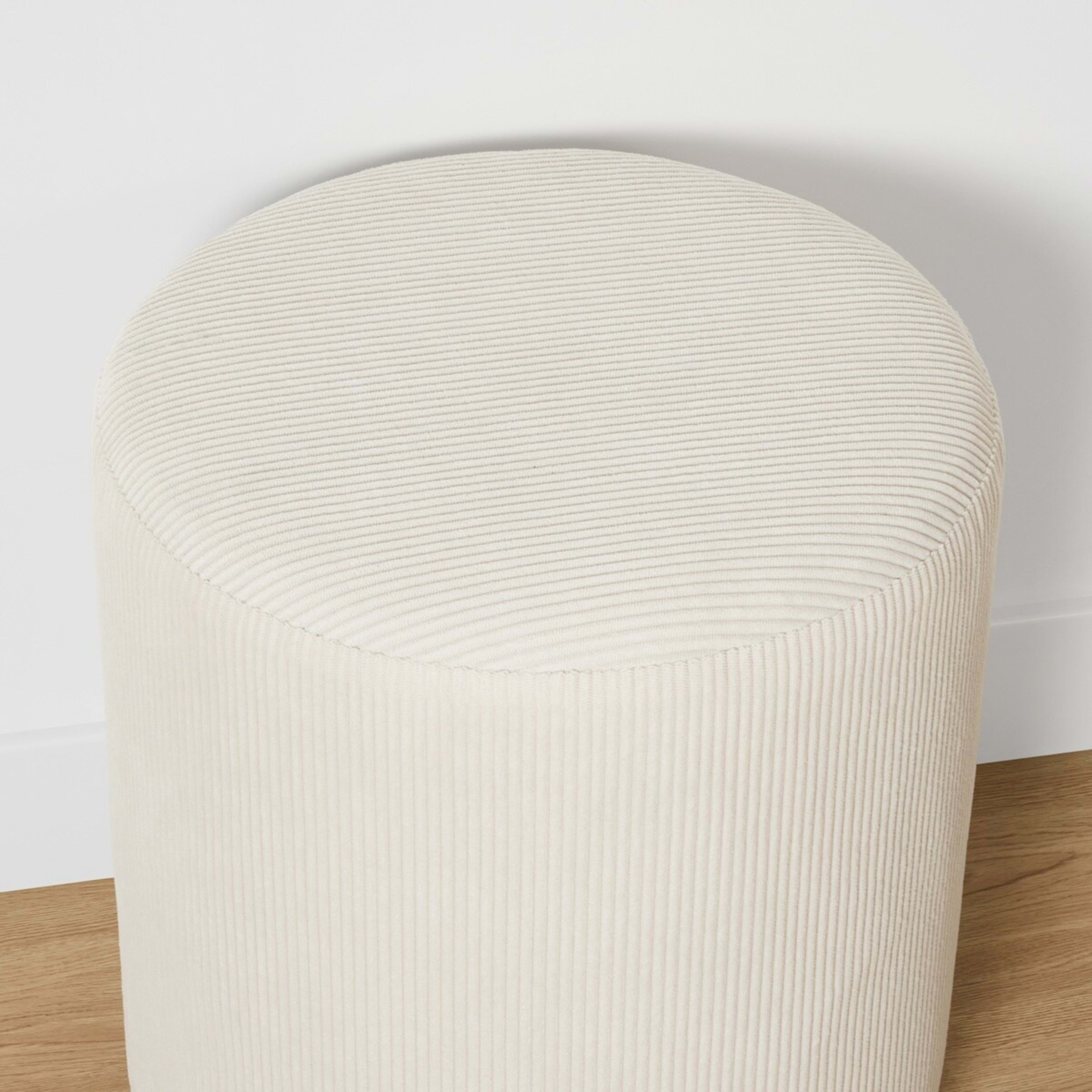 4 Quinn Ottoman - Natural, 4 of 7