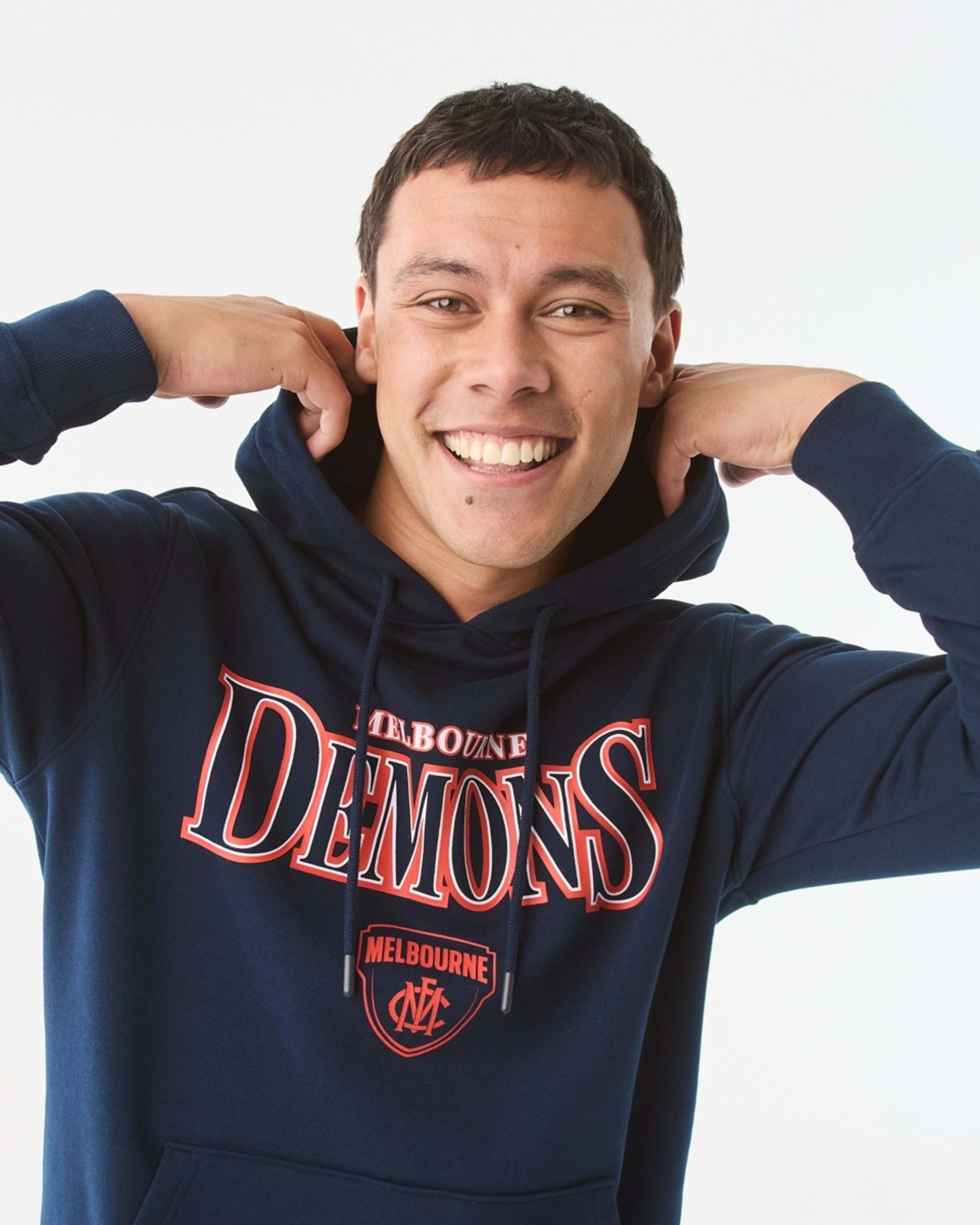 4 Official AFL Adult Hoodie Melbourne, 4 of 7