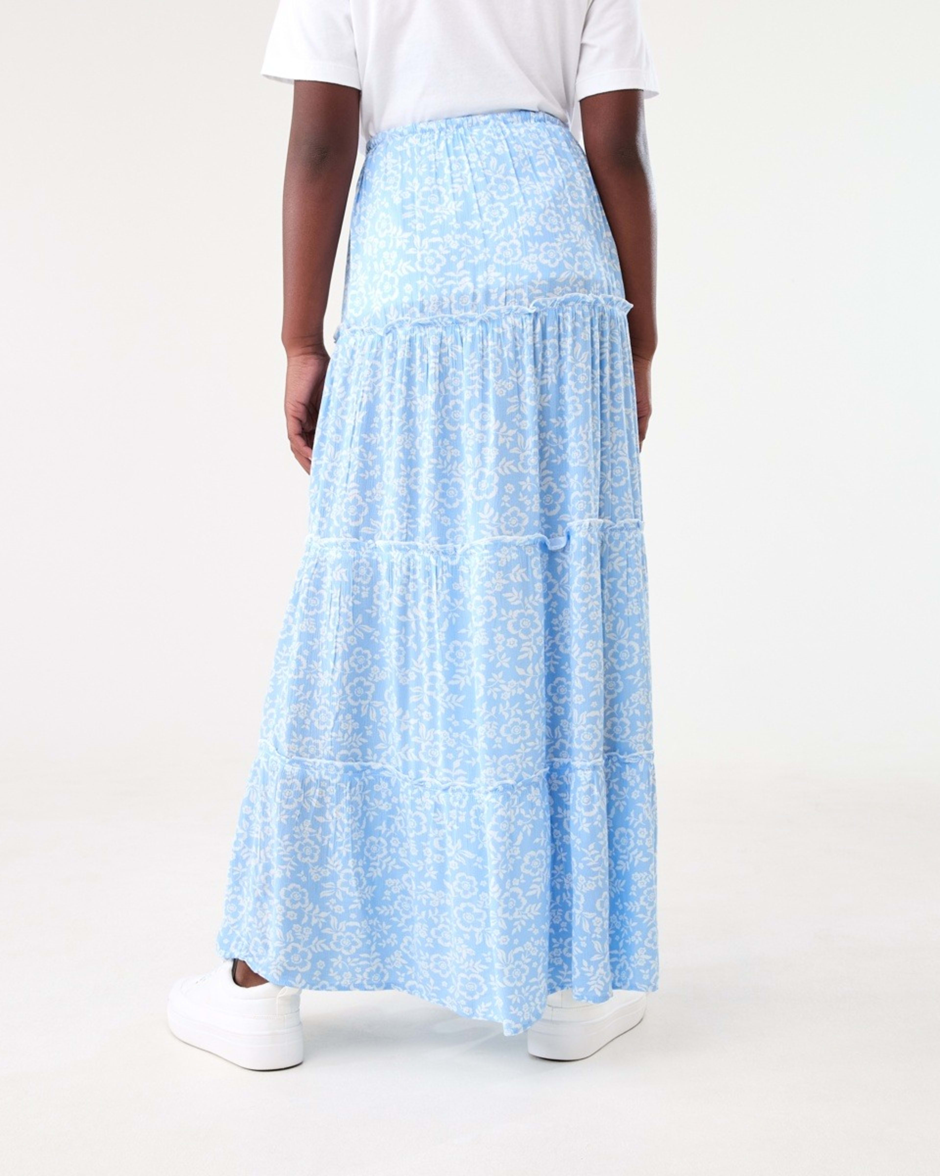 2 Tiered Skirt FLORAL GRACE BELLFLOWER BLUE, 2 of 6