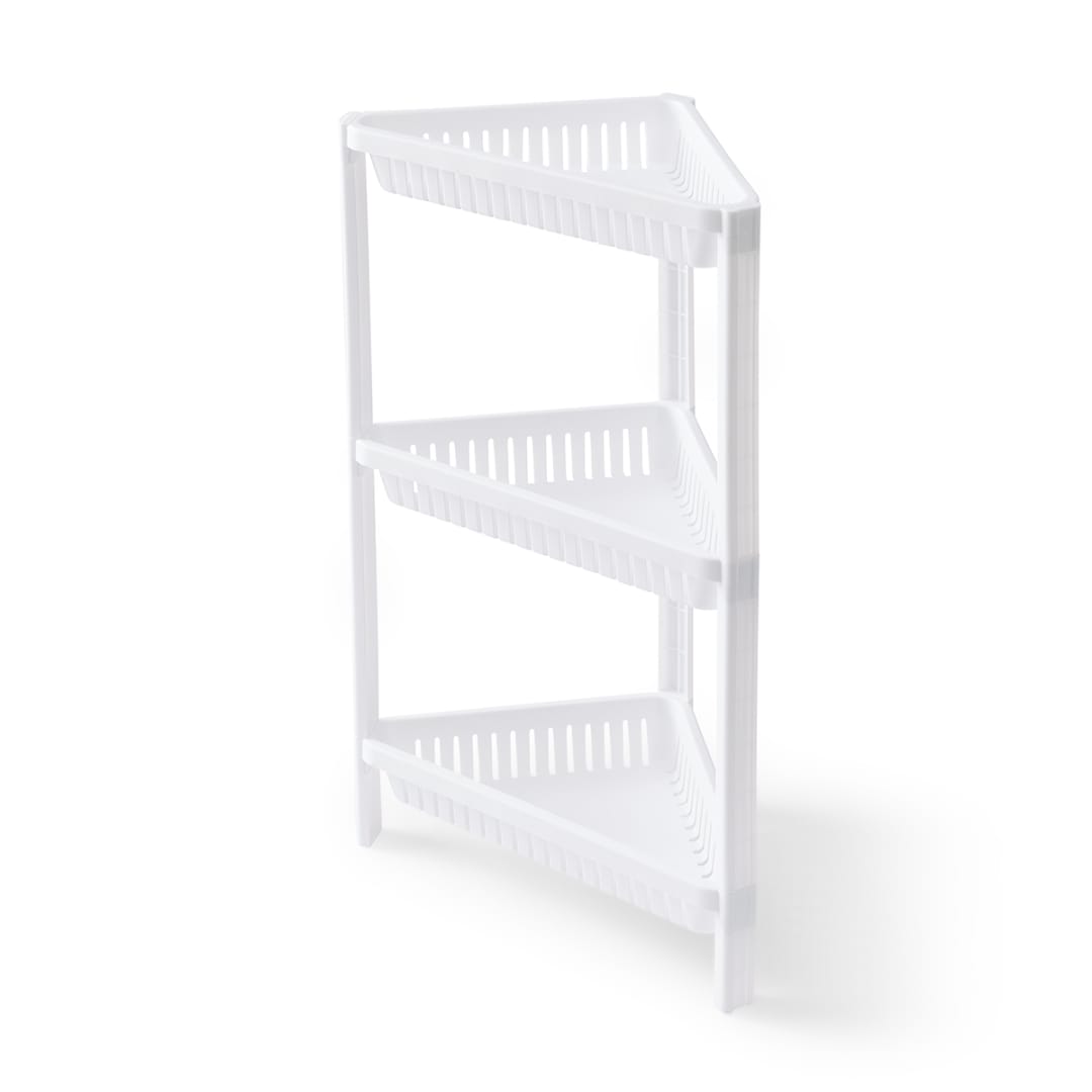 3 Tier Plastic Corner Shelf Kmart