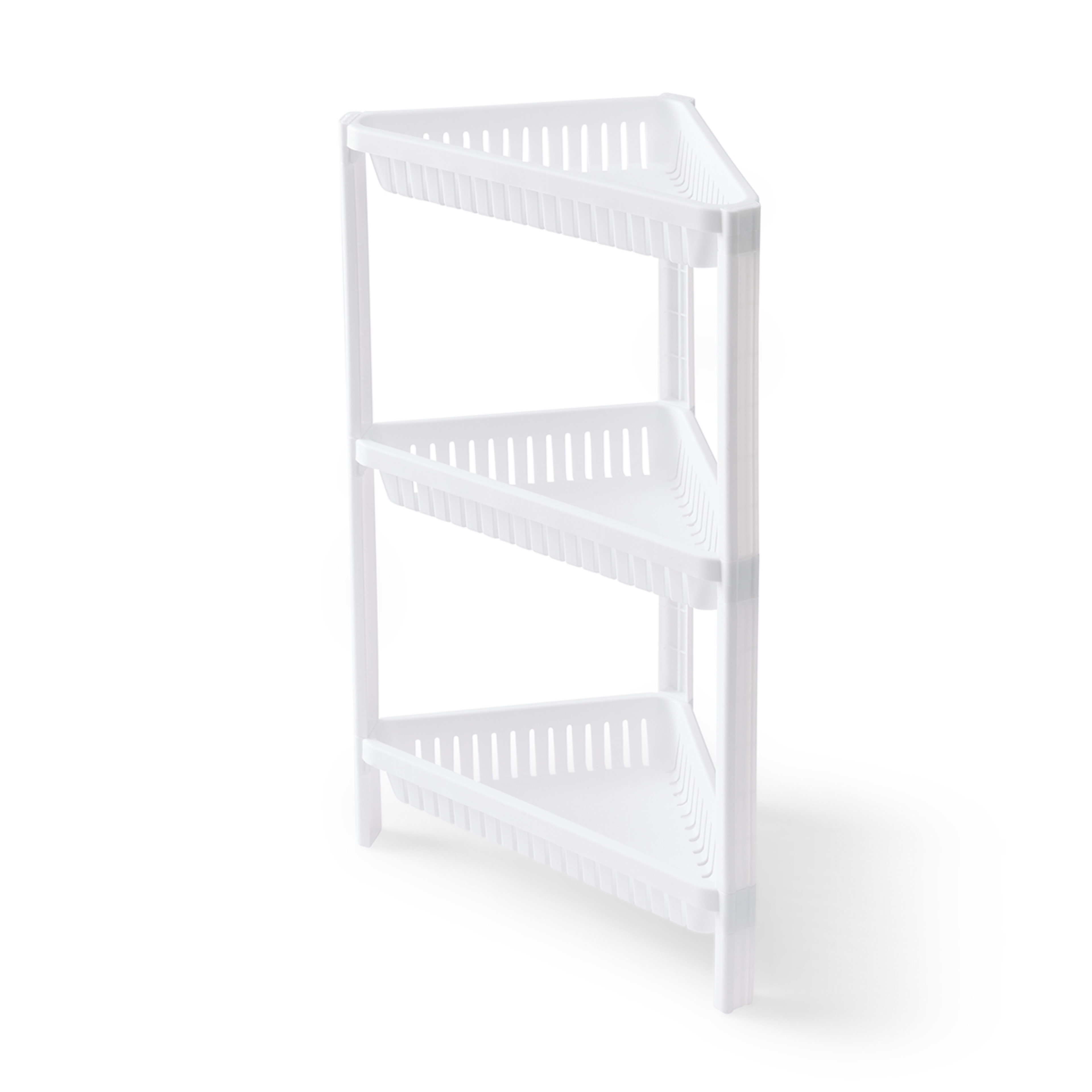 3 Tier Plastic Corner Shelf Kmart