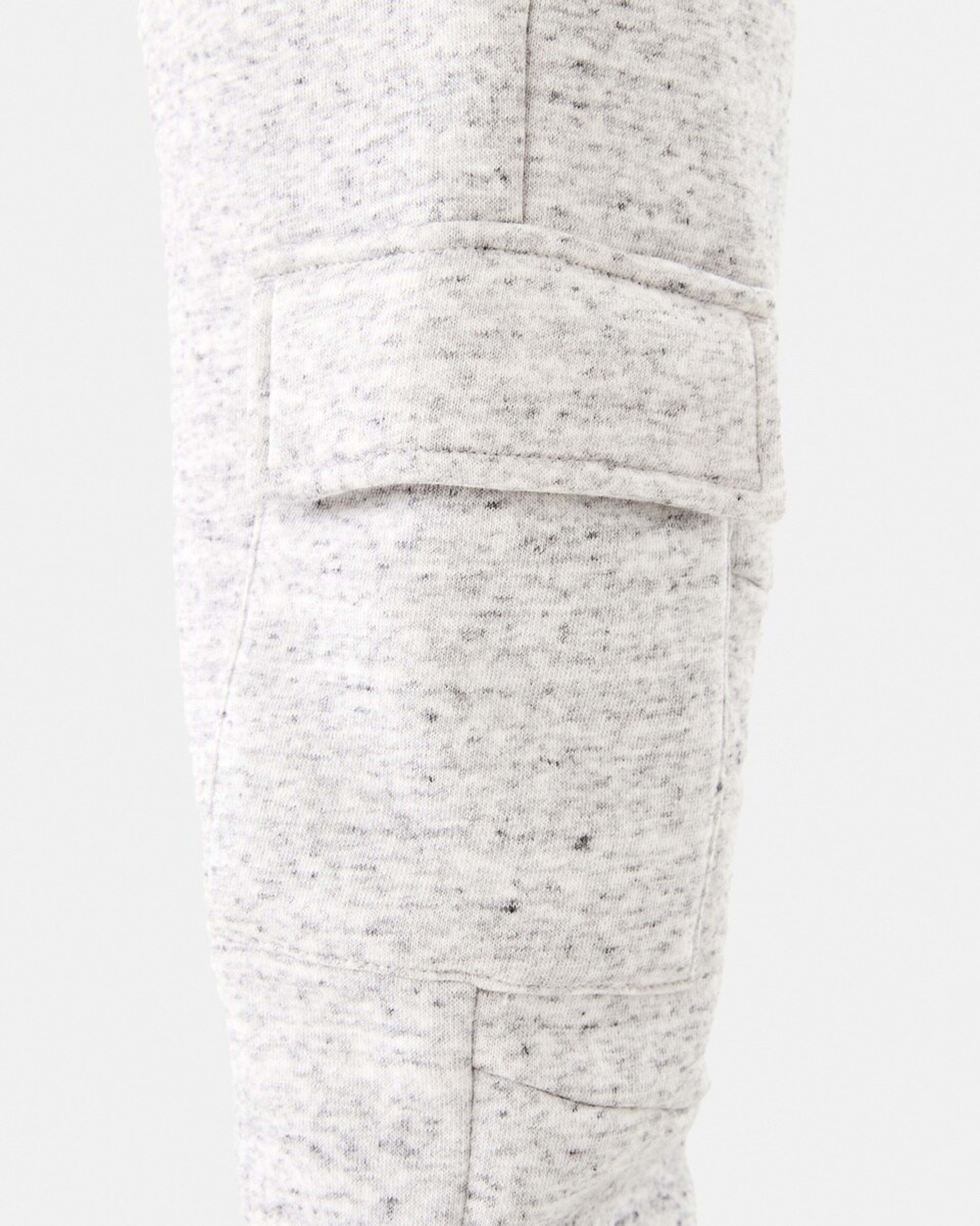 5 Cargo Trackpants Textured Light Grey Marle, 5 of 9