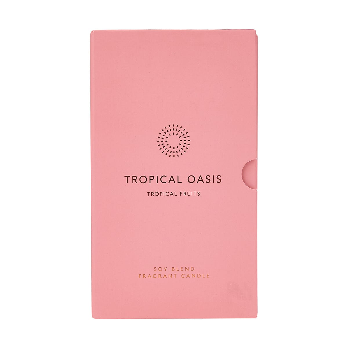 Tropical Oasis Jar Fragrant Candle Kmart