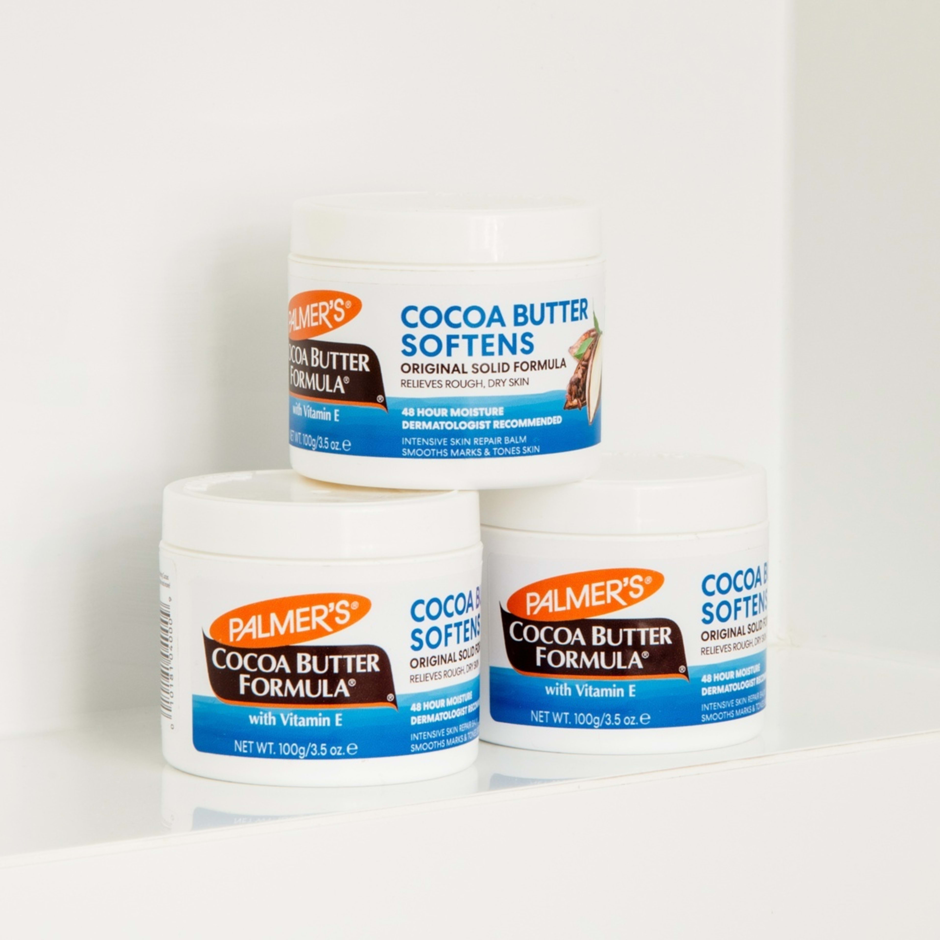 3 Palmer's Cocoa Butter Solid Formula Jar 100g - Vitamin E, 3 of 4