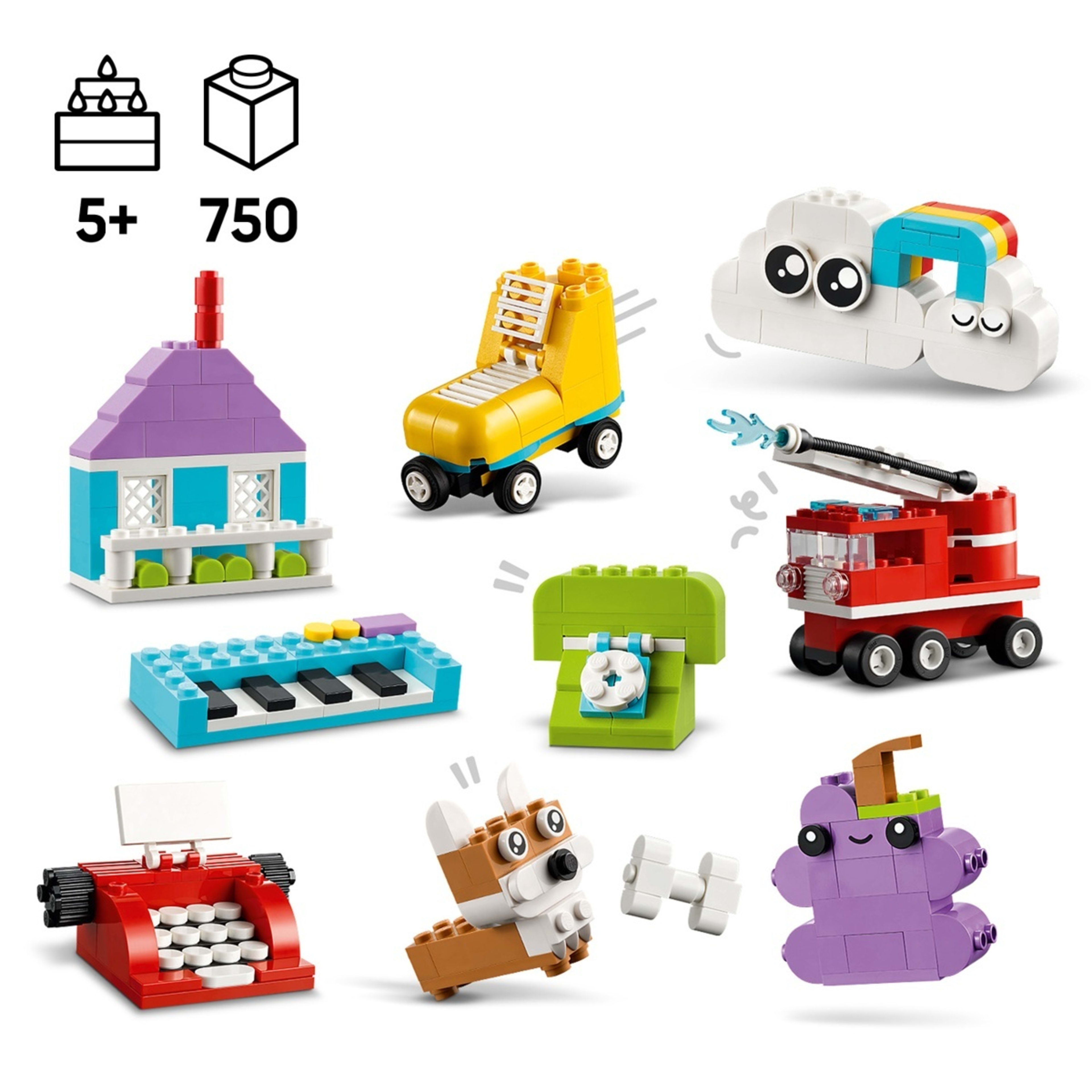 LEGO Classic Creative Build-and-Play Box 11044 - Kmart