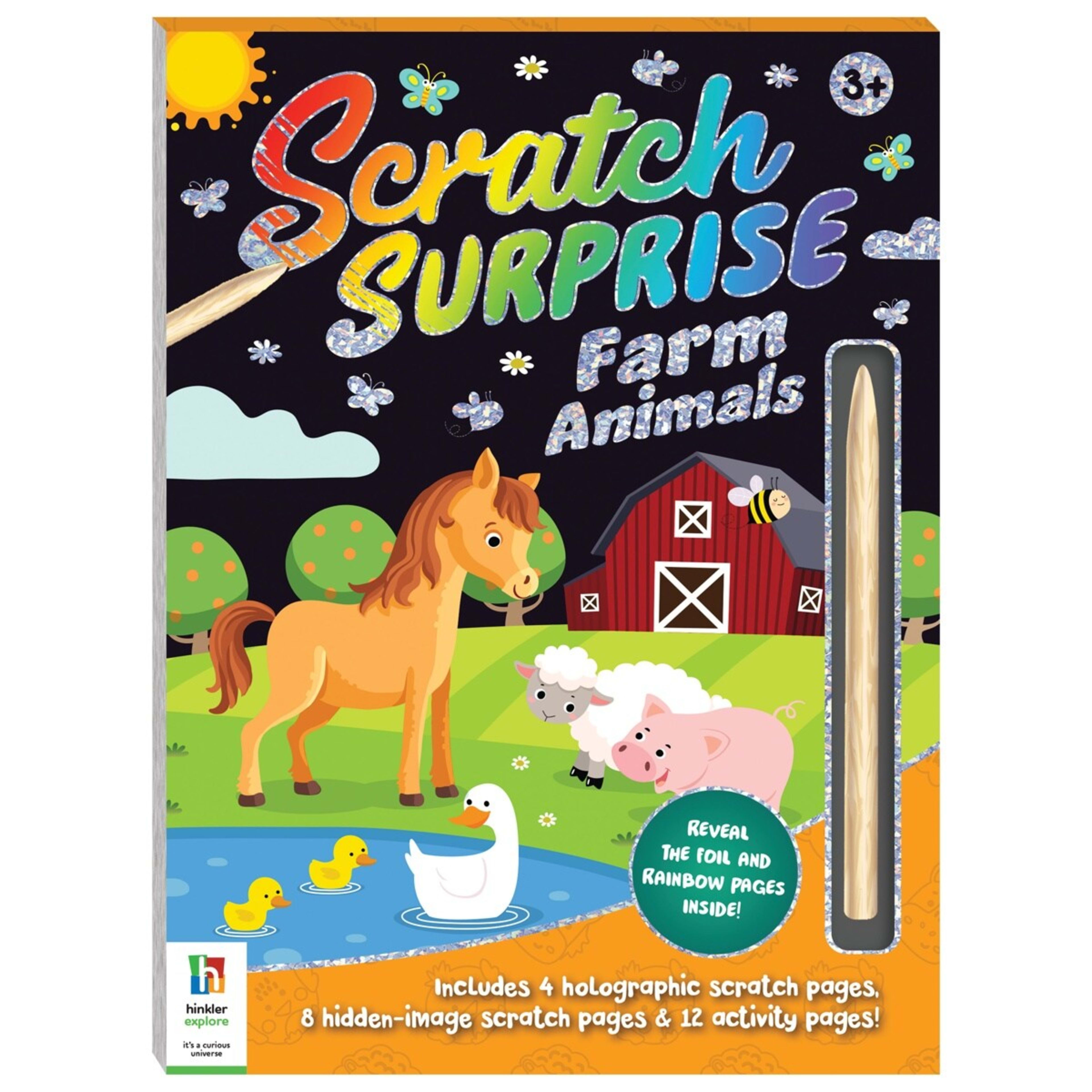 1 Scratch Surprise Farm Animals - Book