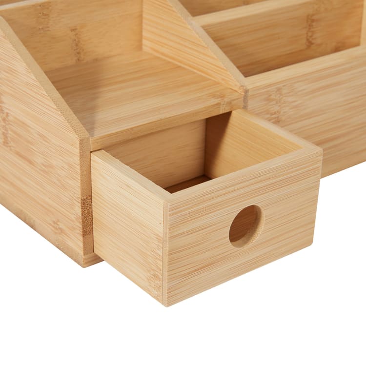 Bamboo Desk Organiser Kmart