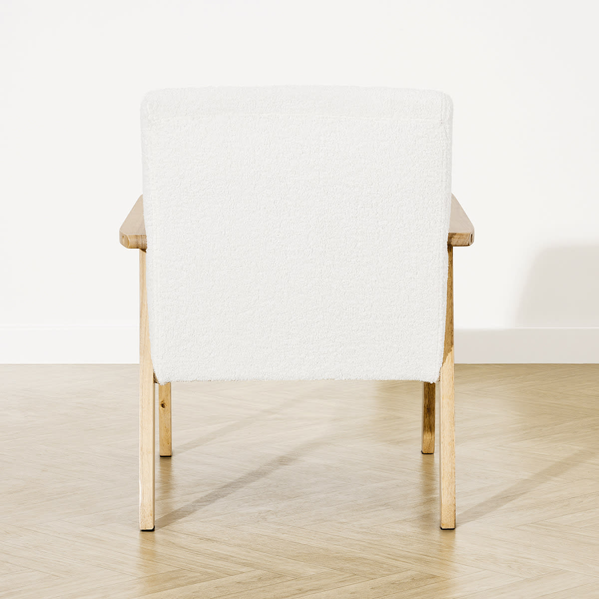 Timber Boucle Chair Kmart