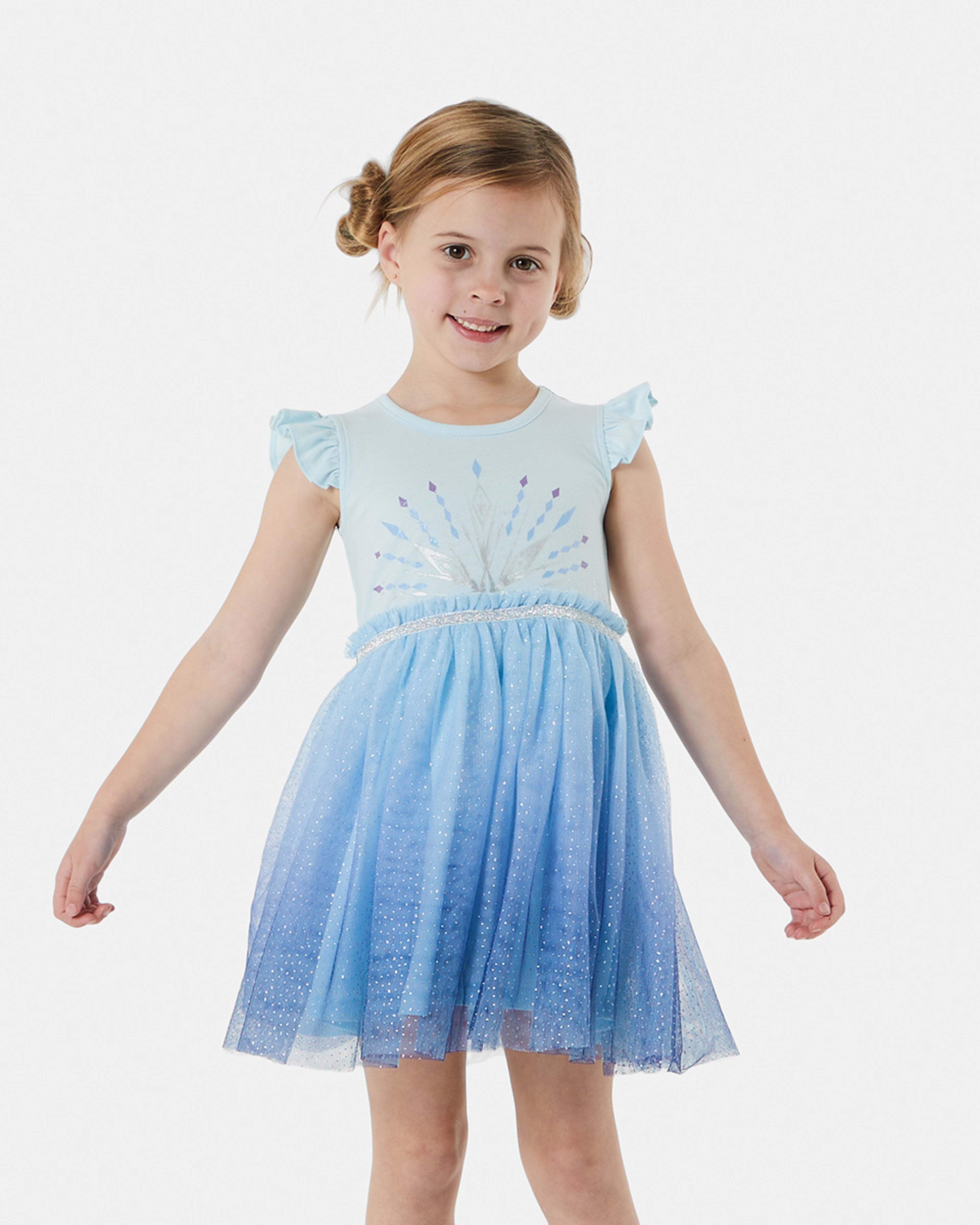 Frozen License Elsa Sleeveless Tutu Dress Kmart NZ