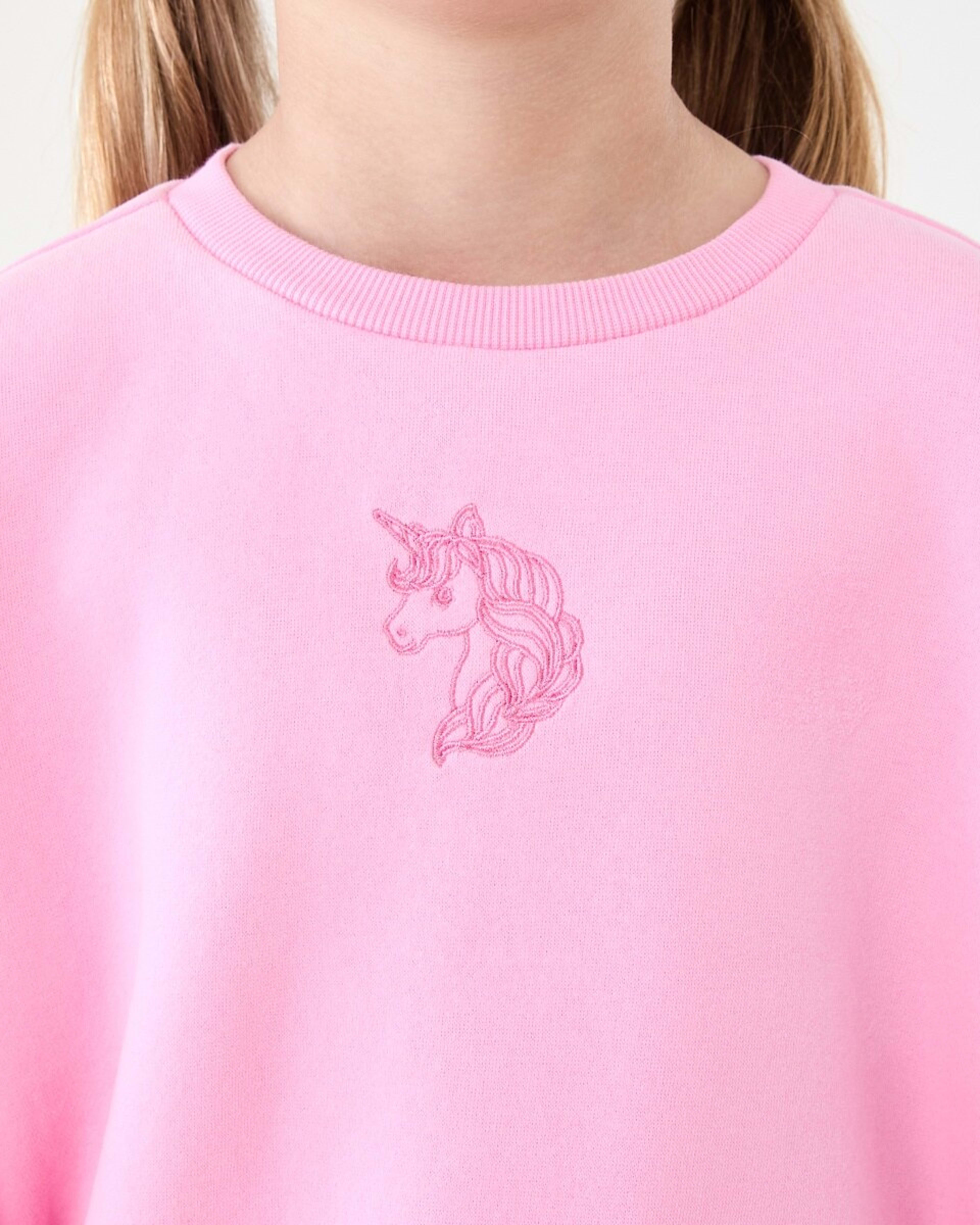 4 Oversized Crew Neck Sweatshirt Unicorn, 4 of 8