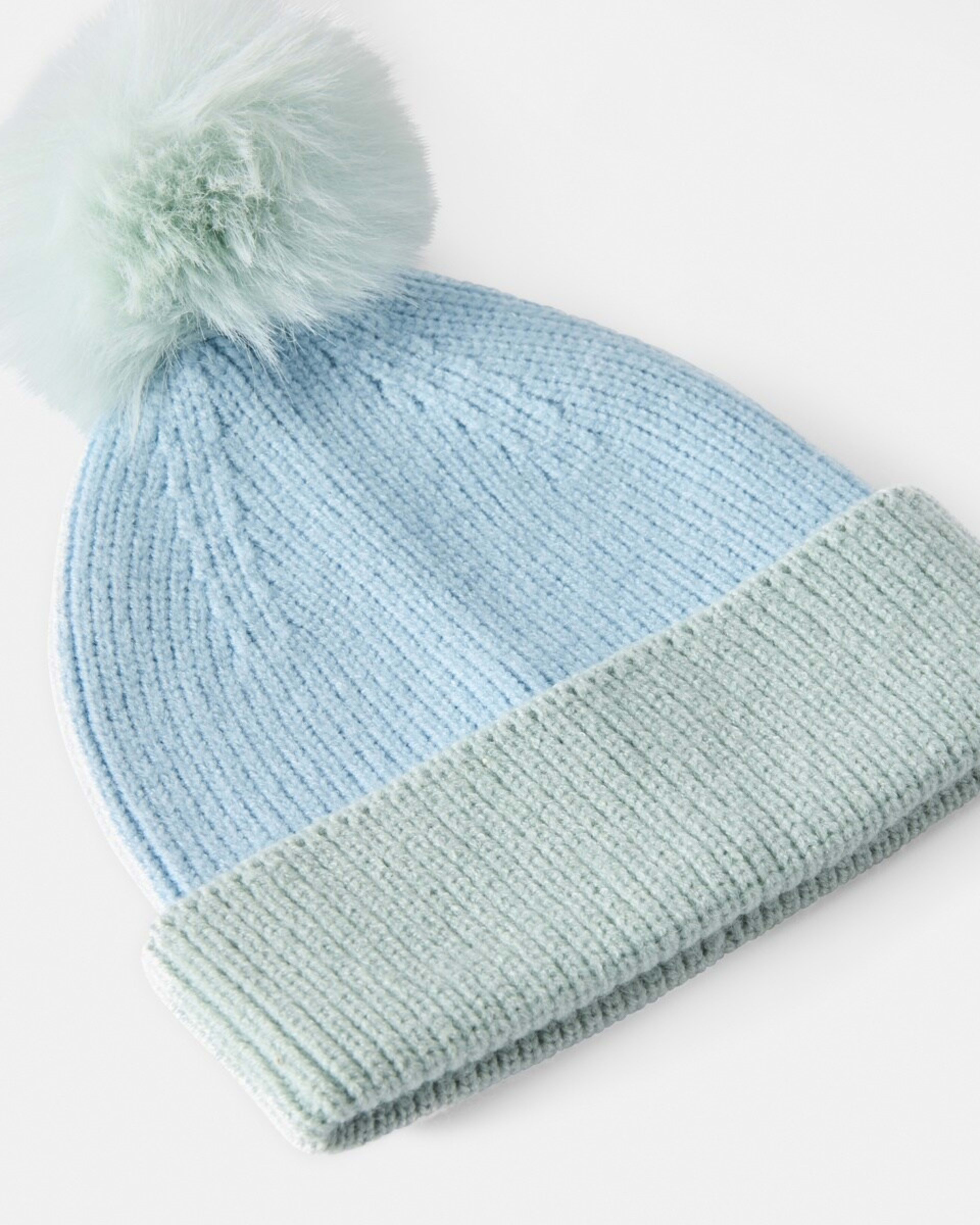 3 Colour Block Beanie Cebu Blue, 3 of 3