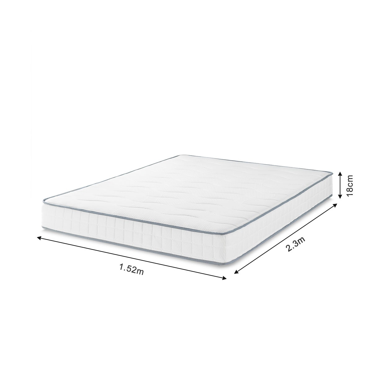 Queen Bed Bonnell Spring Viscolatex Memory Foam Mattress Kmart