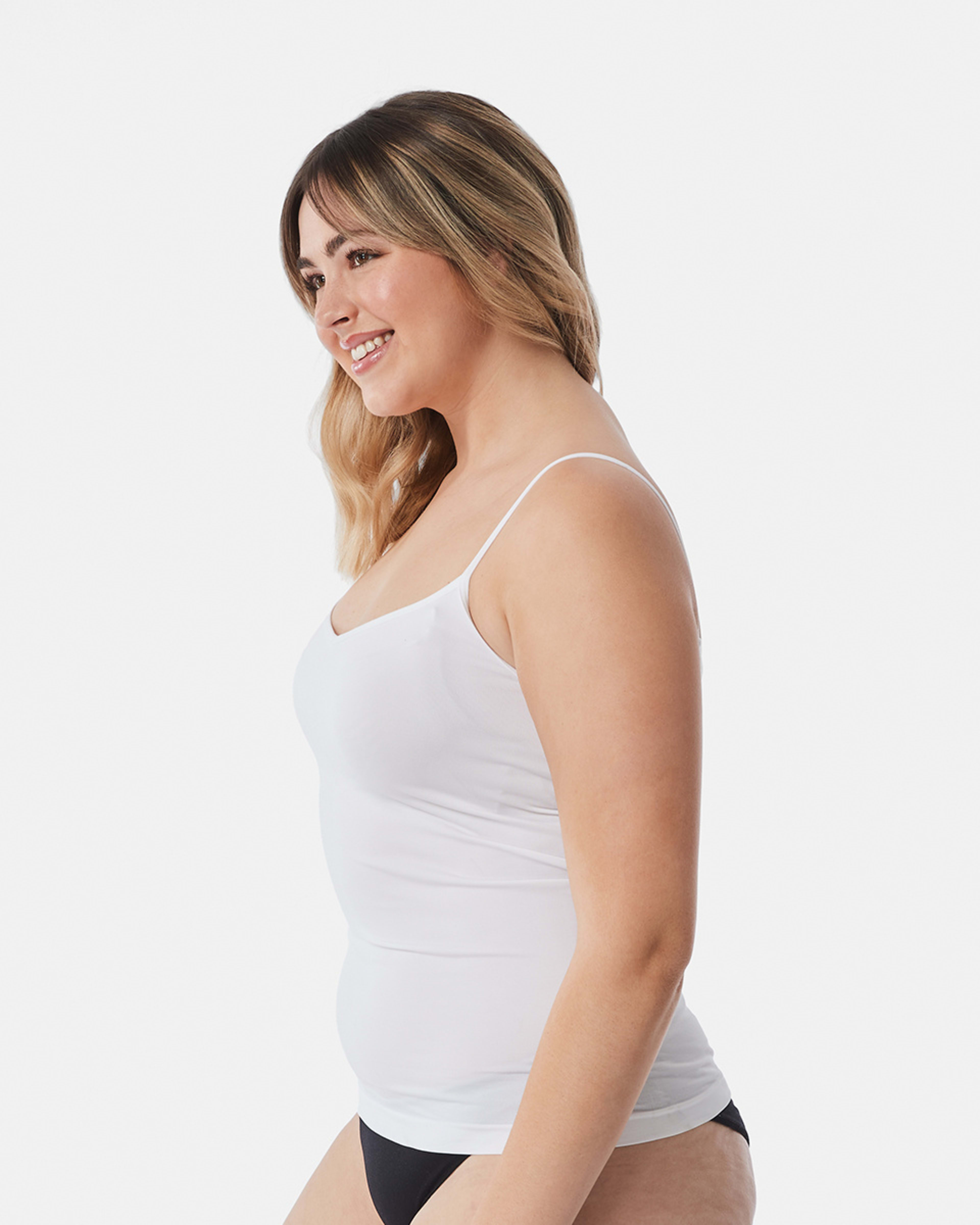 2 Seamfree Cami WHITE, 2 of 5