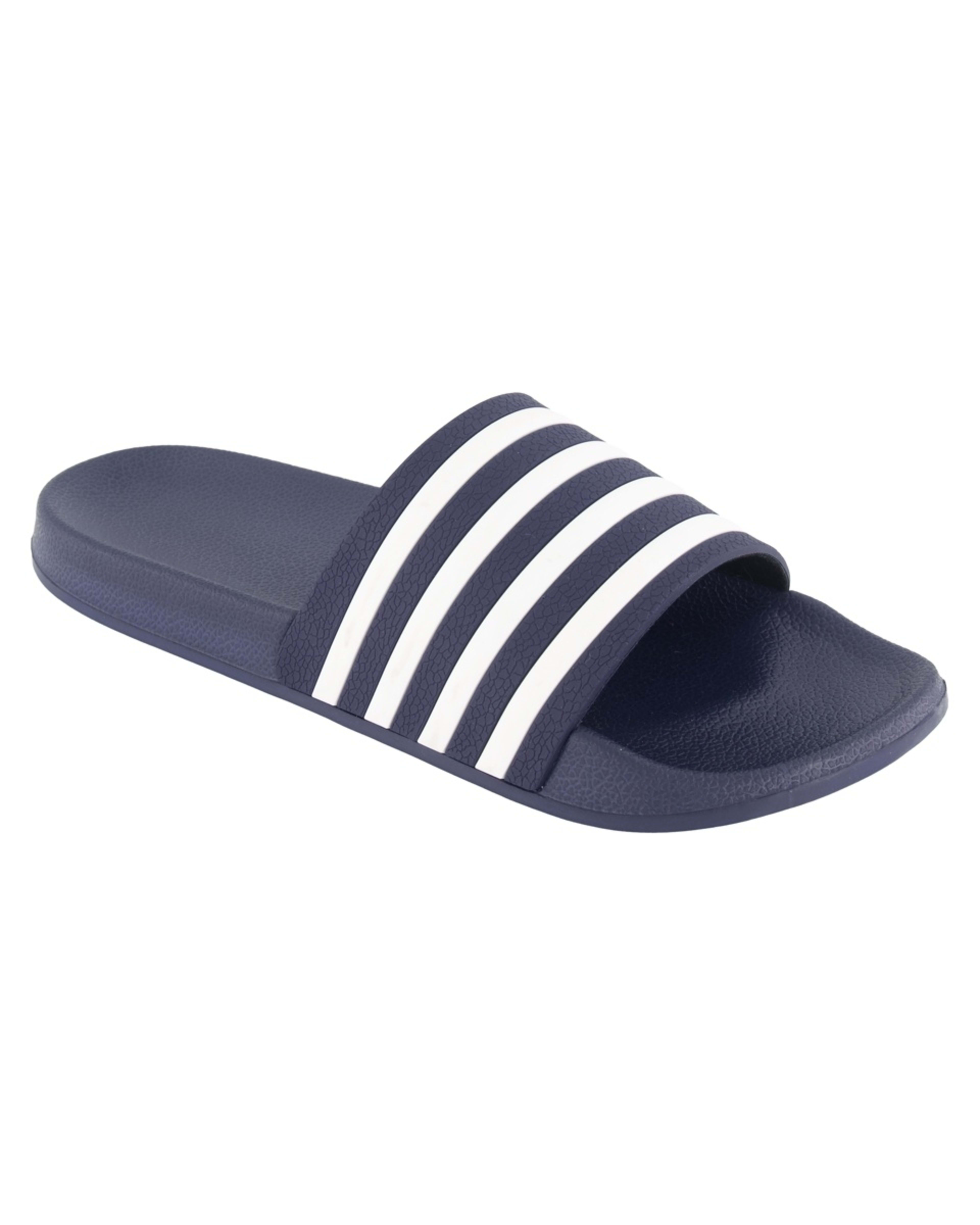 1 Single Band Slides NAVY WHITE STRIPE SILAS, 1 of 3