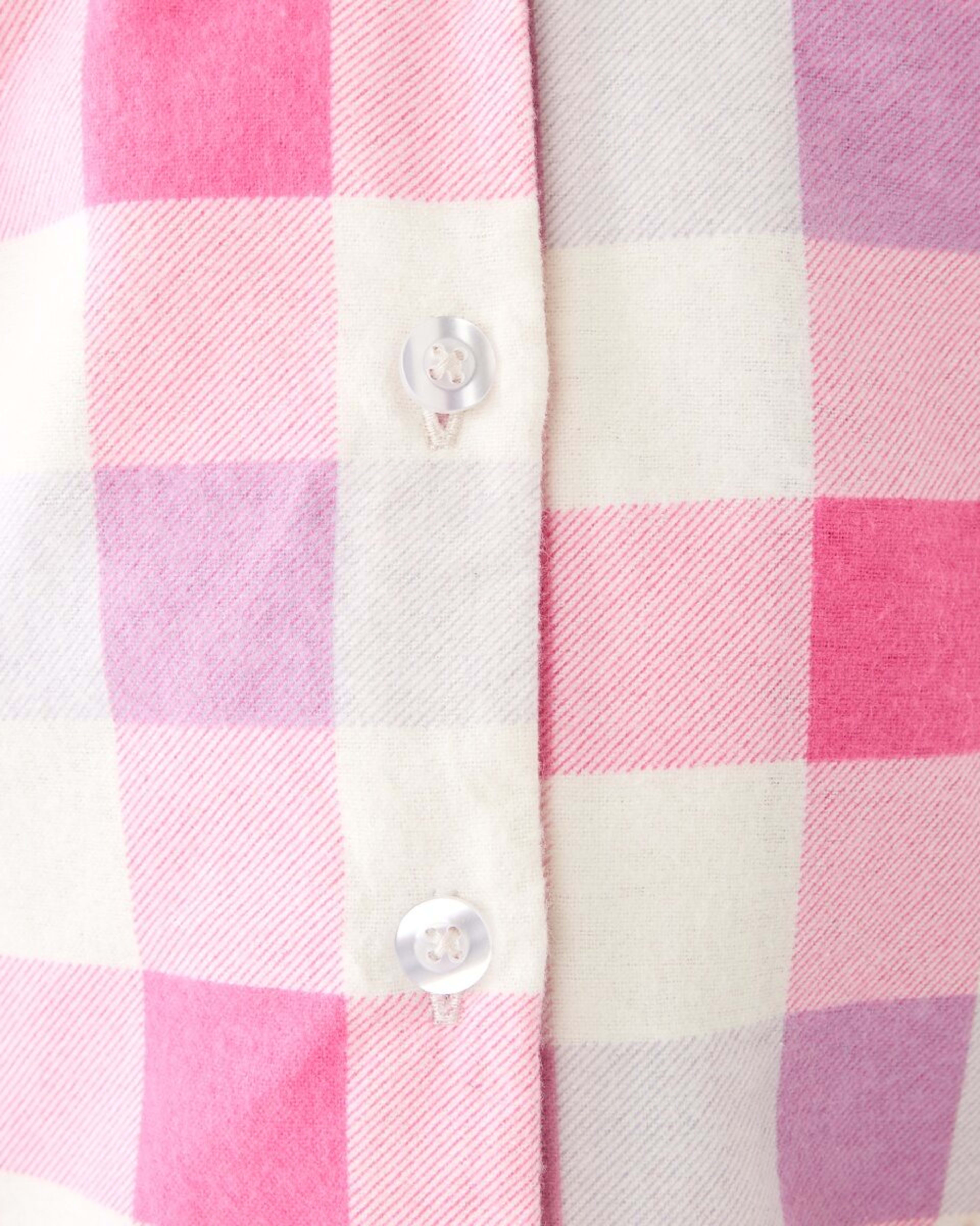 5 Flannelette Pyjama Set Pnk Check2, 5 of 9