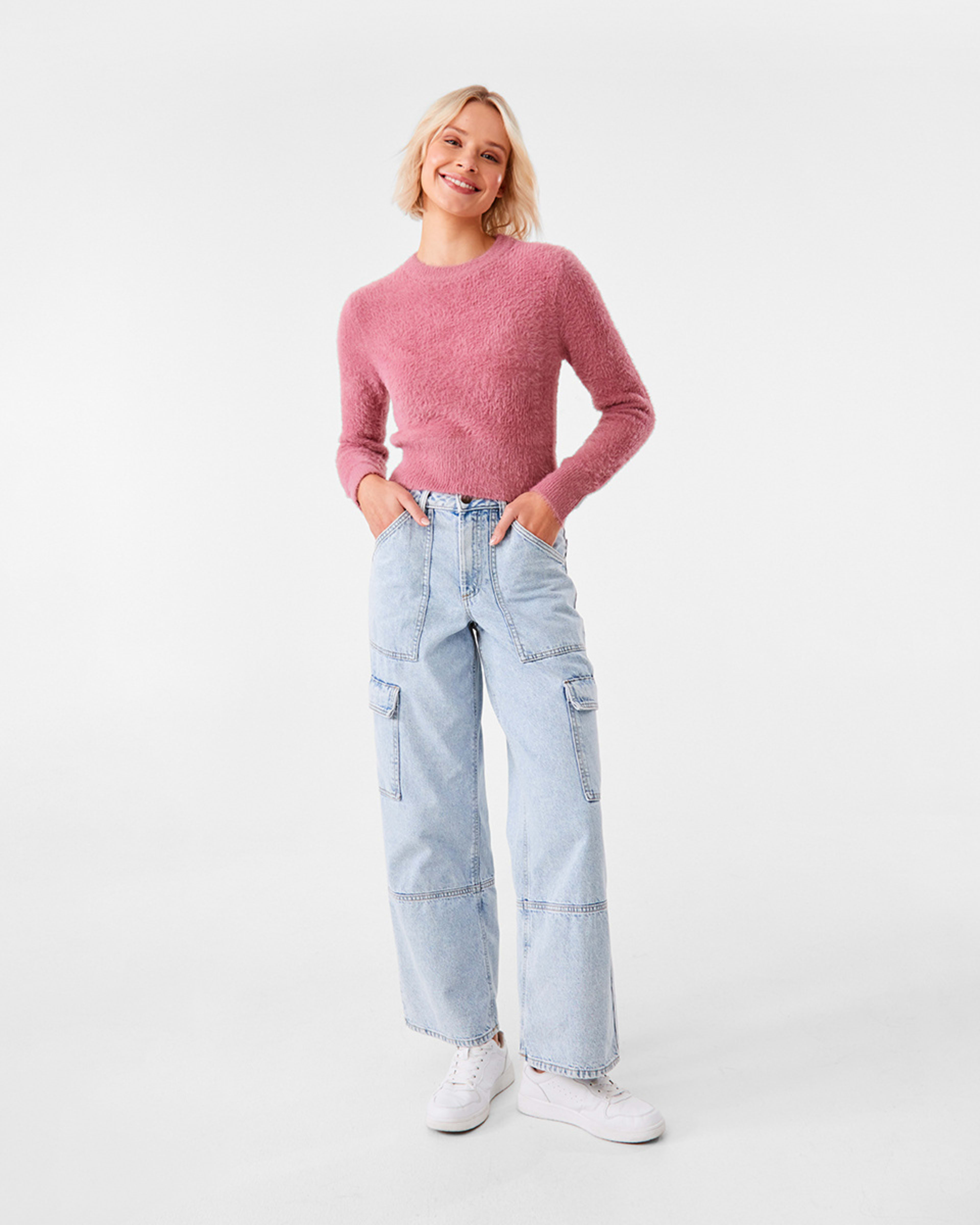 2 Cargo Jeans Light Wash, 2 of 10