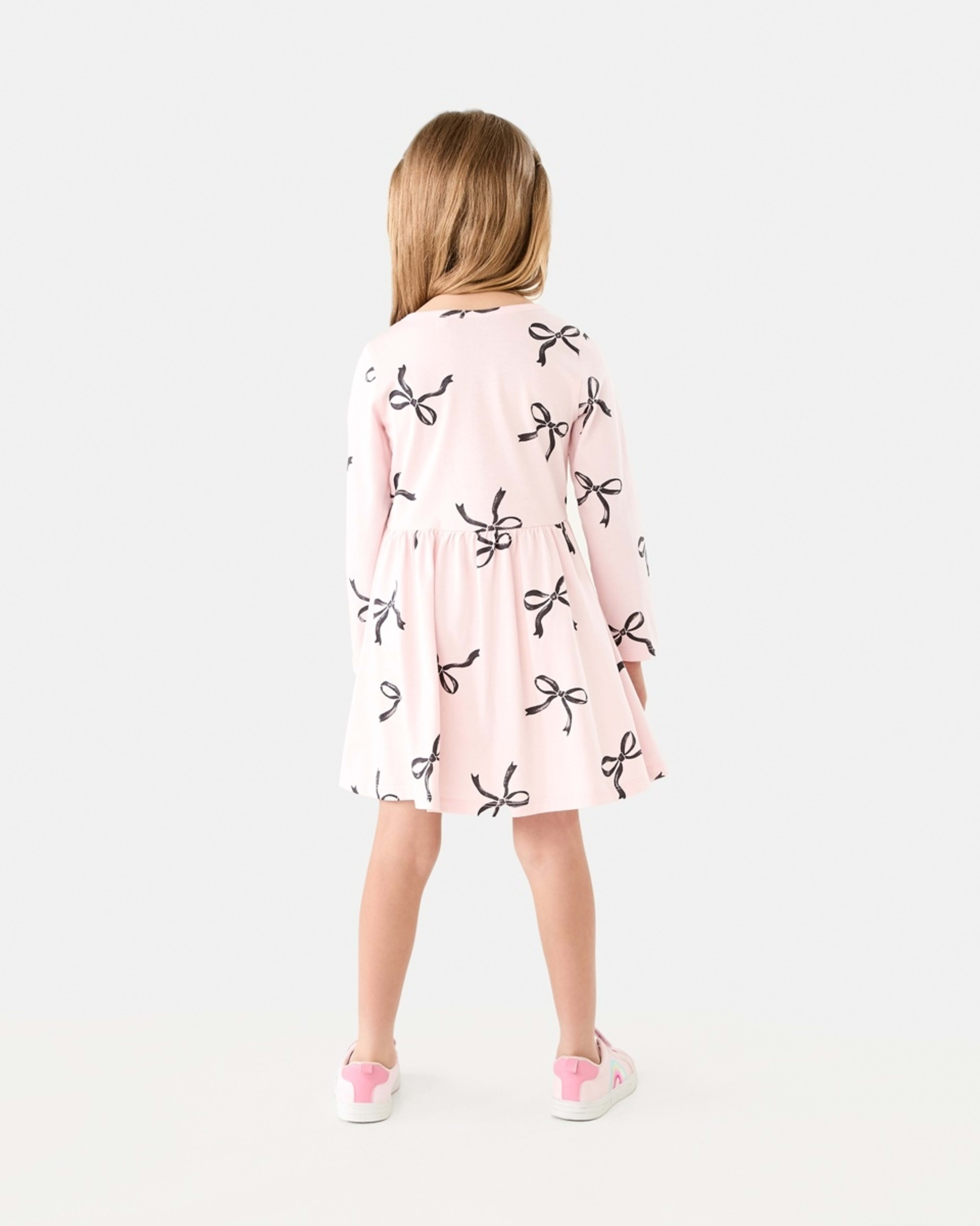 7 Long Sleeve Jersey Dress Ribbon, 7 of 9