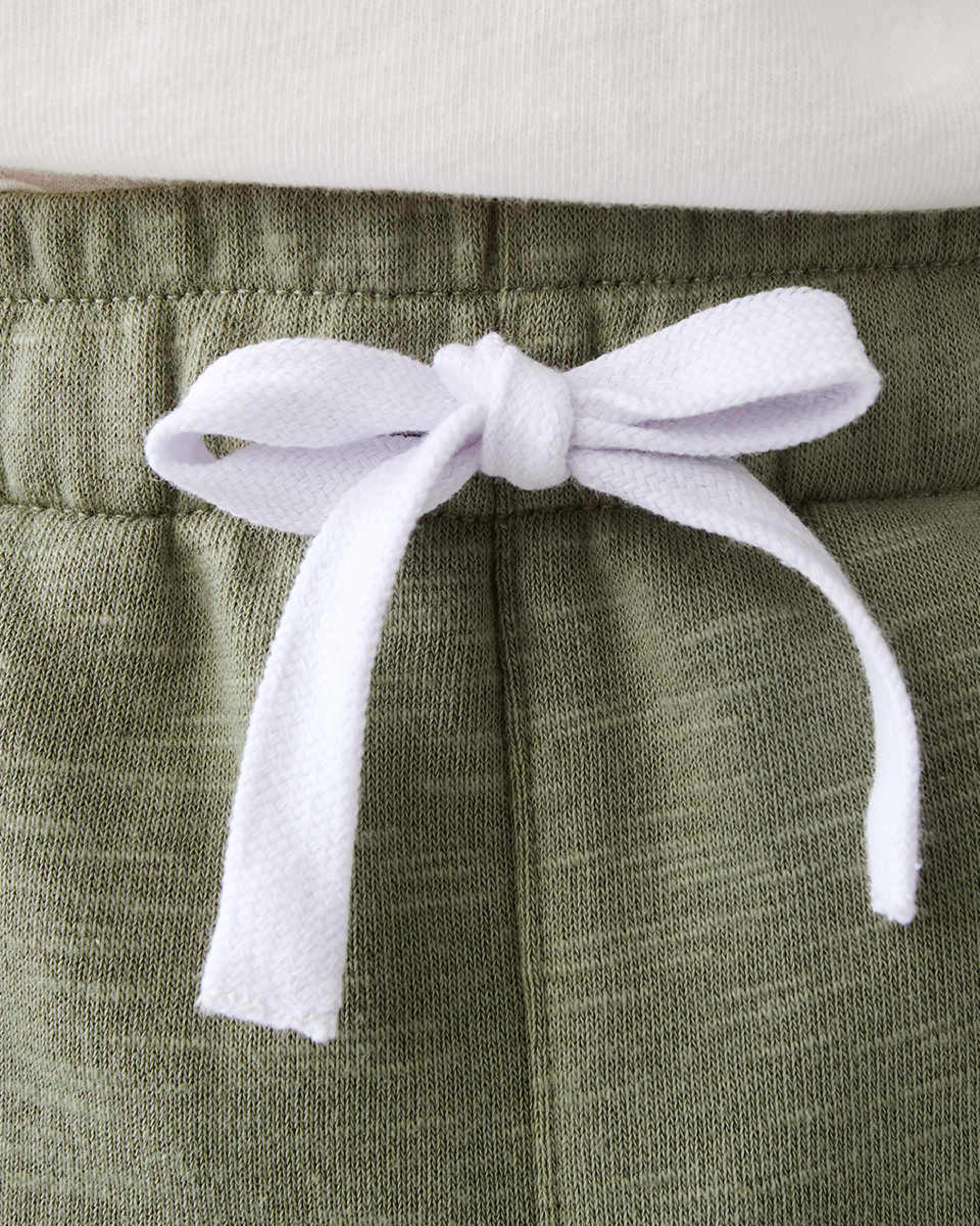 3 Cargo Knit Shorts Oil Green, 3 of 9