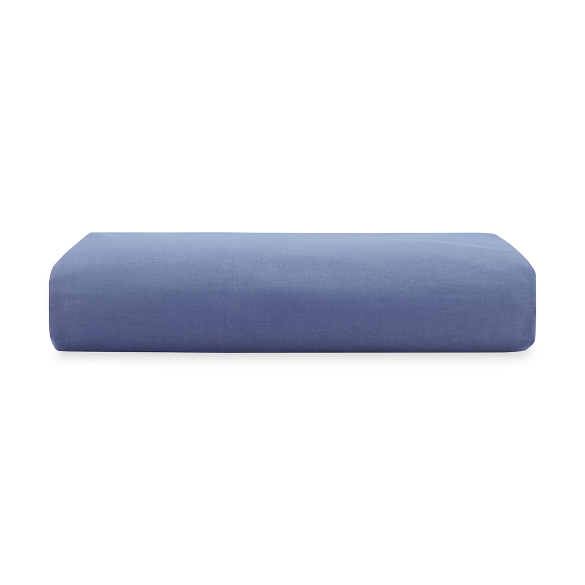 180 Thread Count Fitted Sheet King Single Bed, Mid Blue Kmart