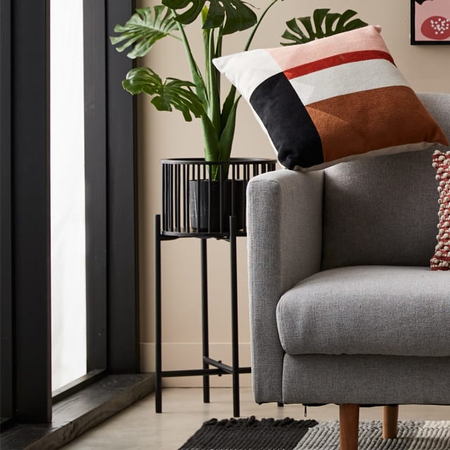 Slatted Pot Holder with Stand Kmart