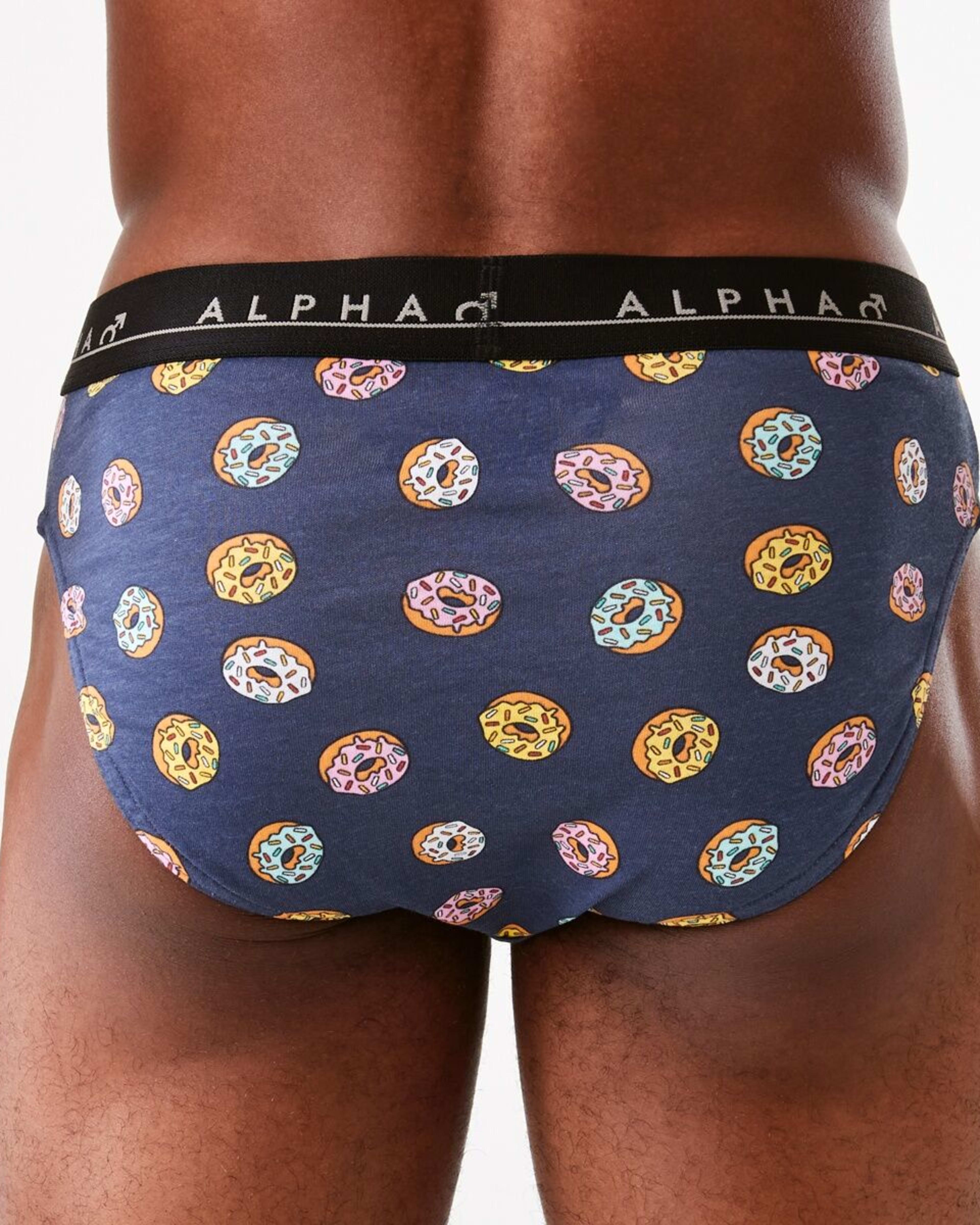 8 5 Pack Printed Briefs Donuts, 8 of 10