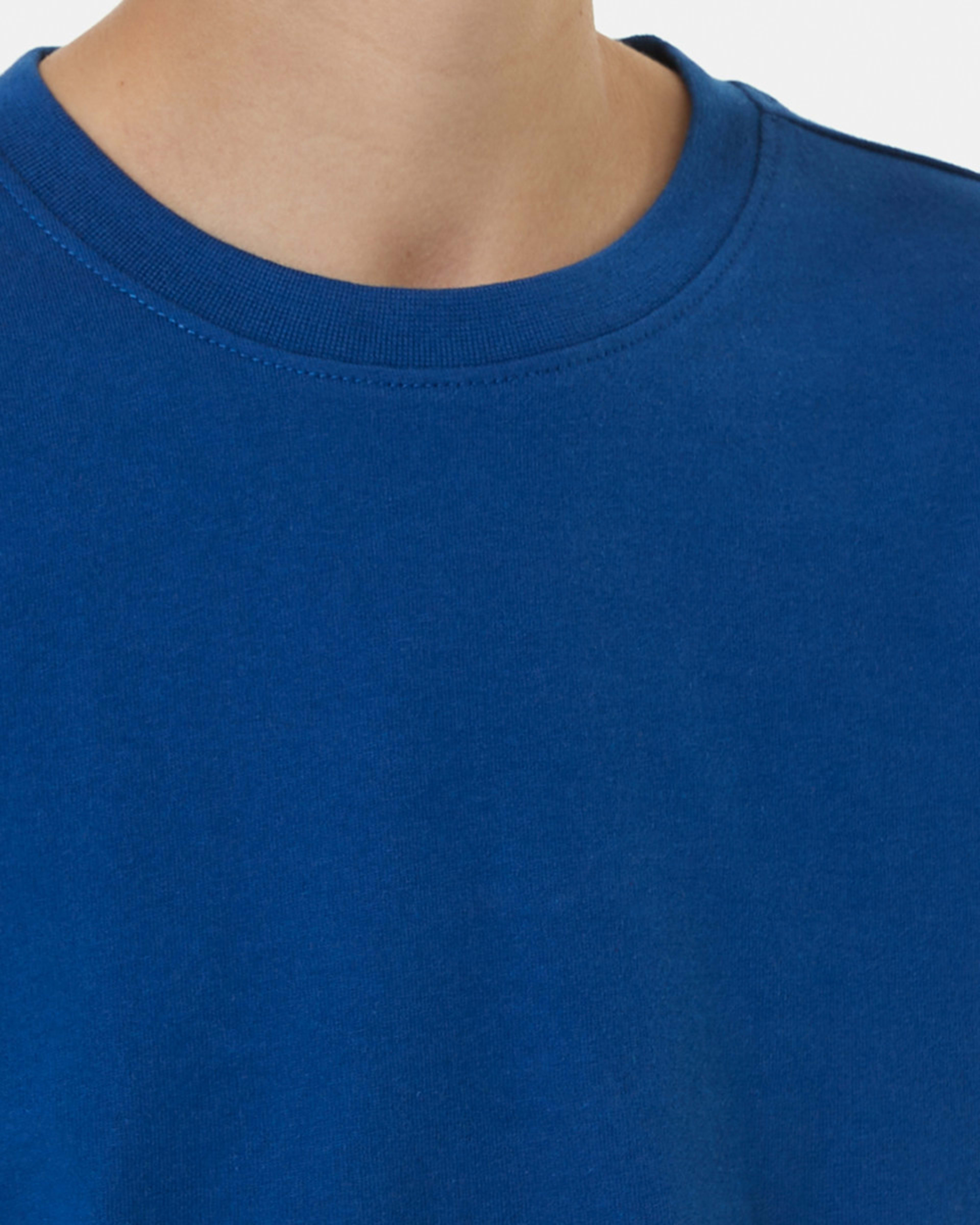 4 Short Sleeve Plain T-shirt ROYAL BLUE, 4 of 8