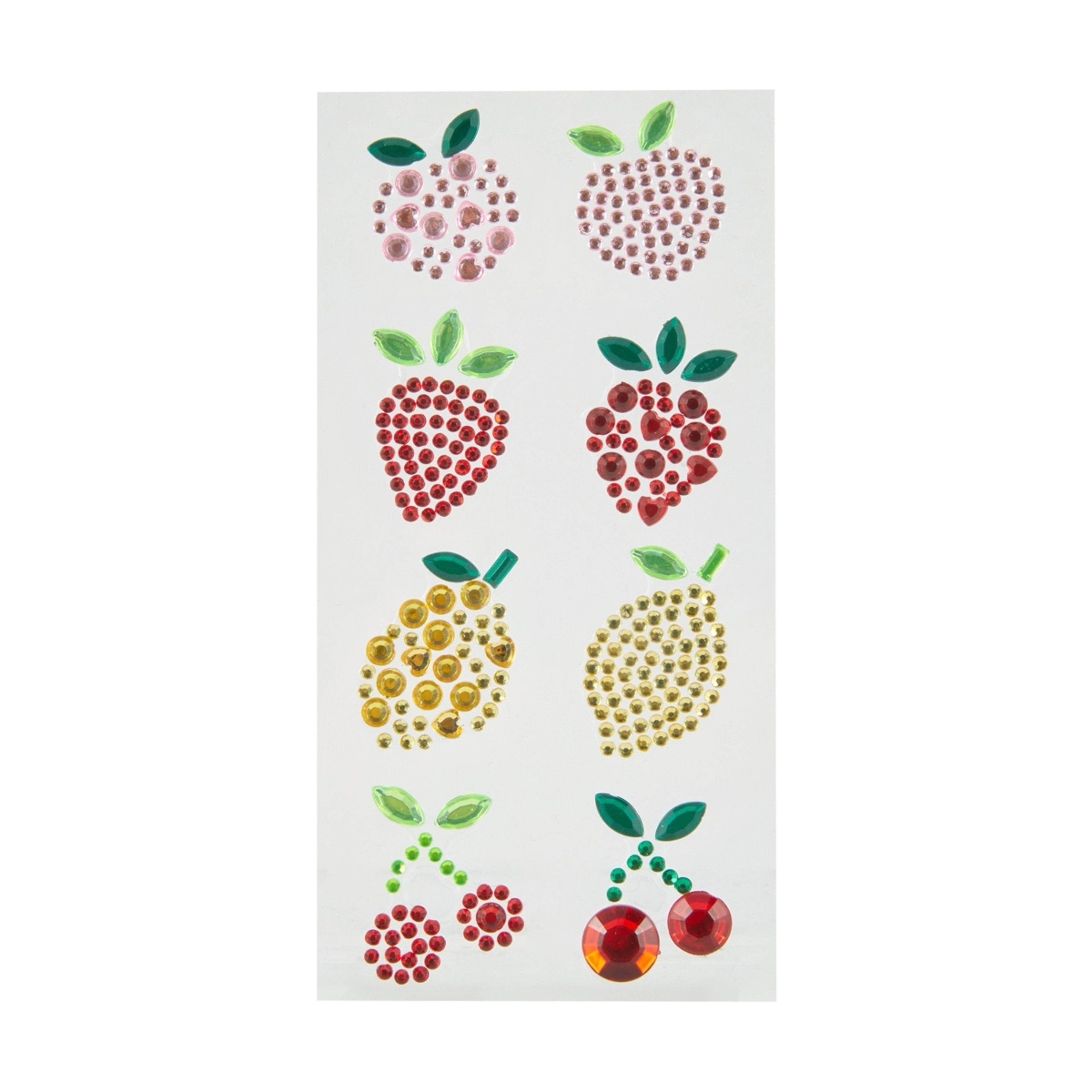 2 8 Piece Bling Stickers - Fruit, 2 of 2