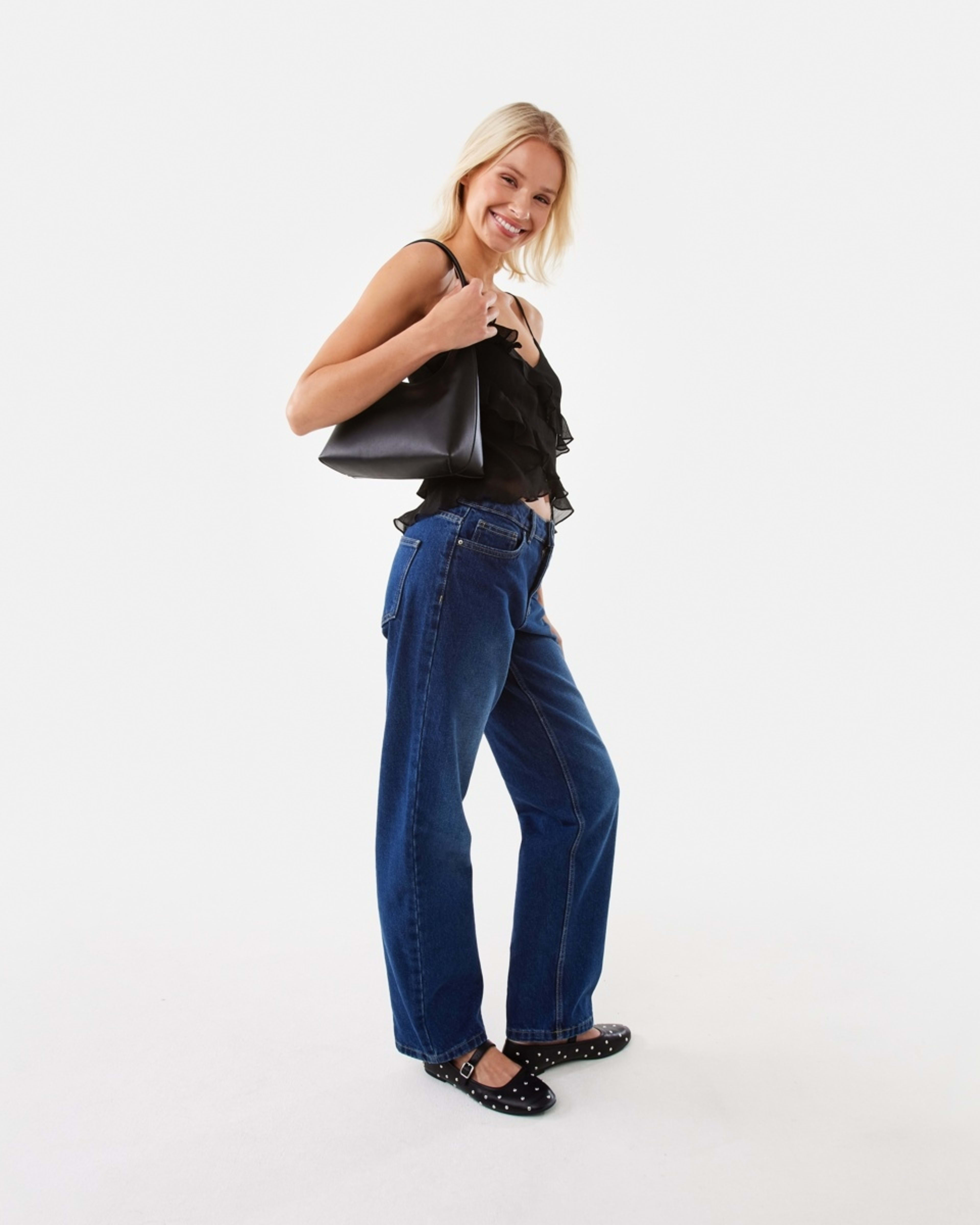 9 Shoulder Bag Black, 9 of 10