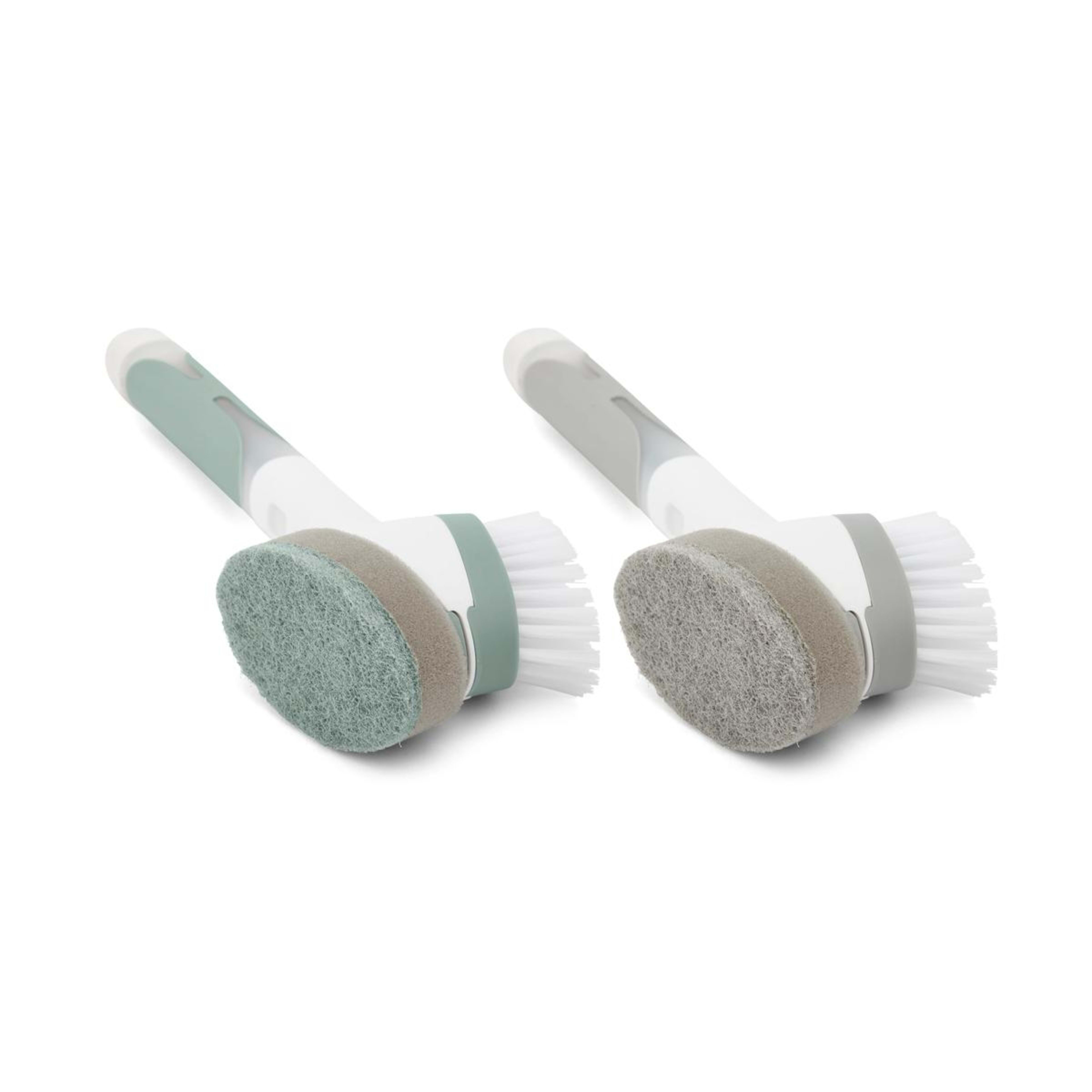 2 2-in-1 Dish Brush - White and Grey, 2 of 6