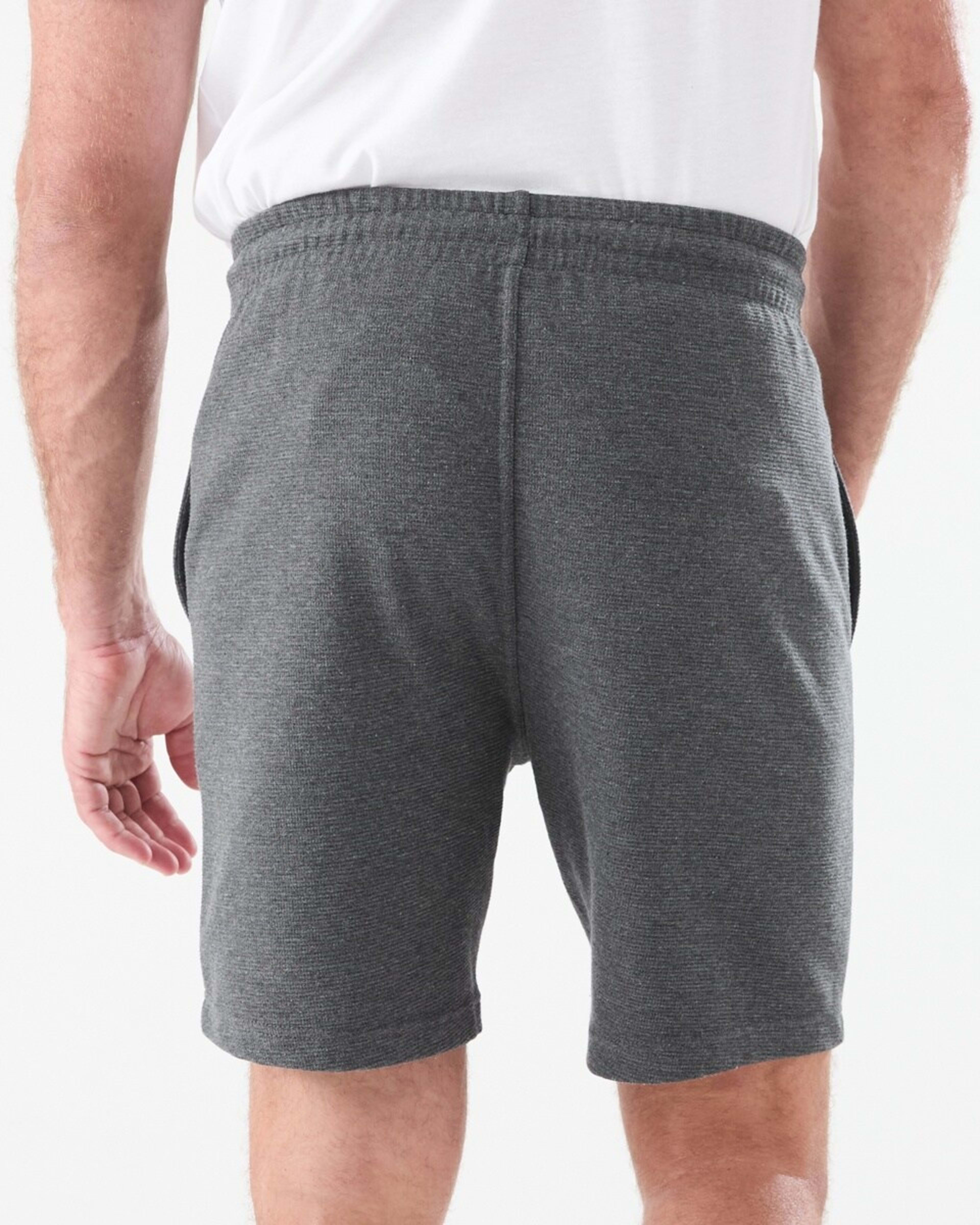 3 Textured Fleece Shorts MARLE GREY, 3 of 5