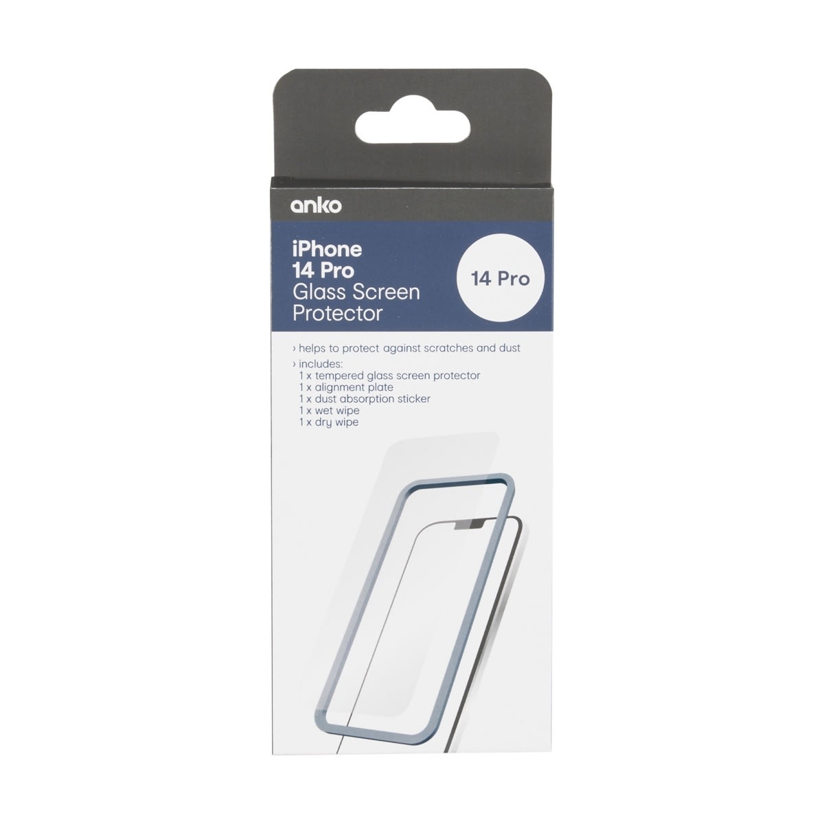 iPhone 14 Pro Tempered Glass Screen Protector Kmart NZ