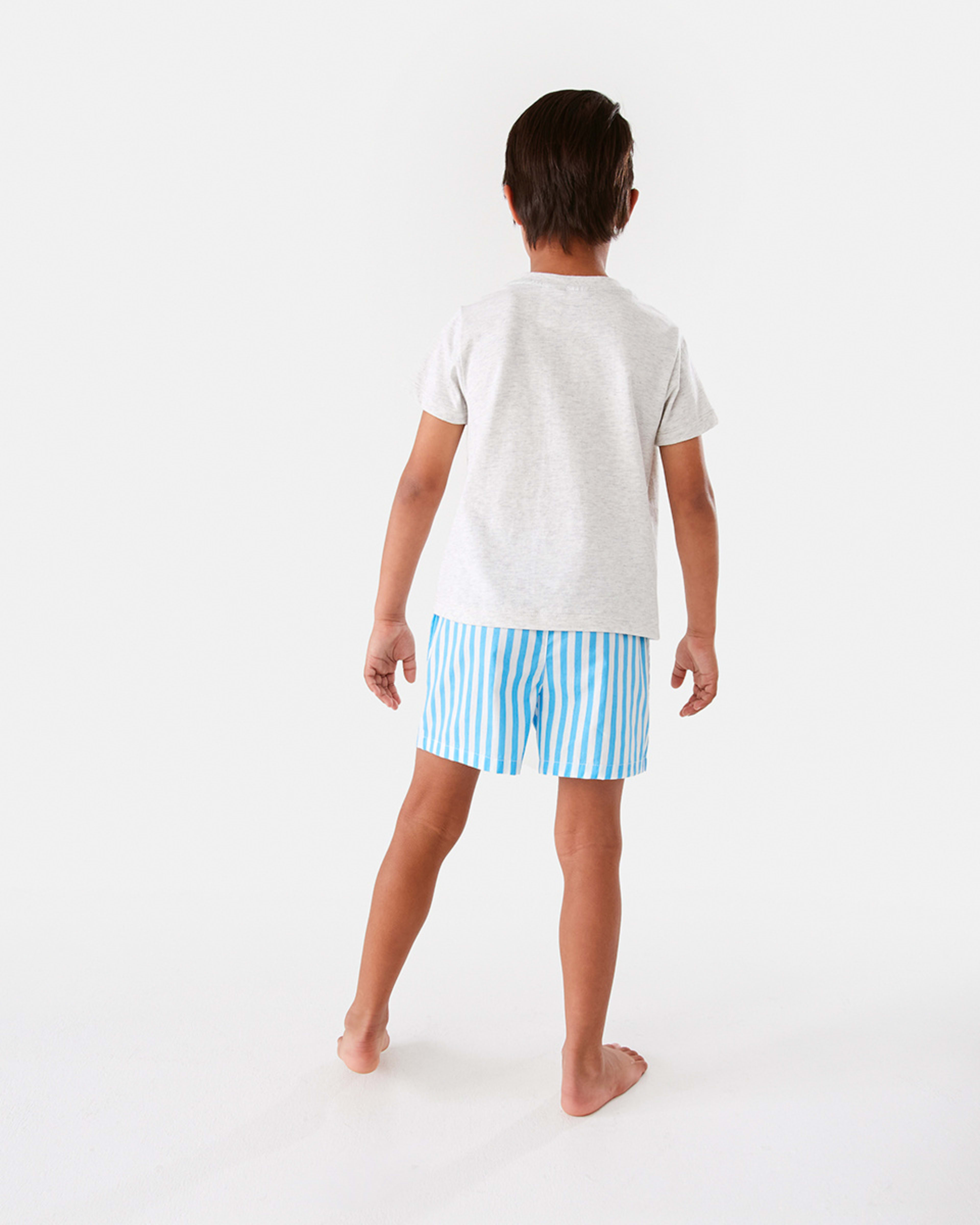 6 Knit Woven Pyjama Set Dinowhtmrl, 6 of 10