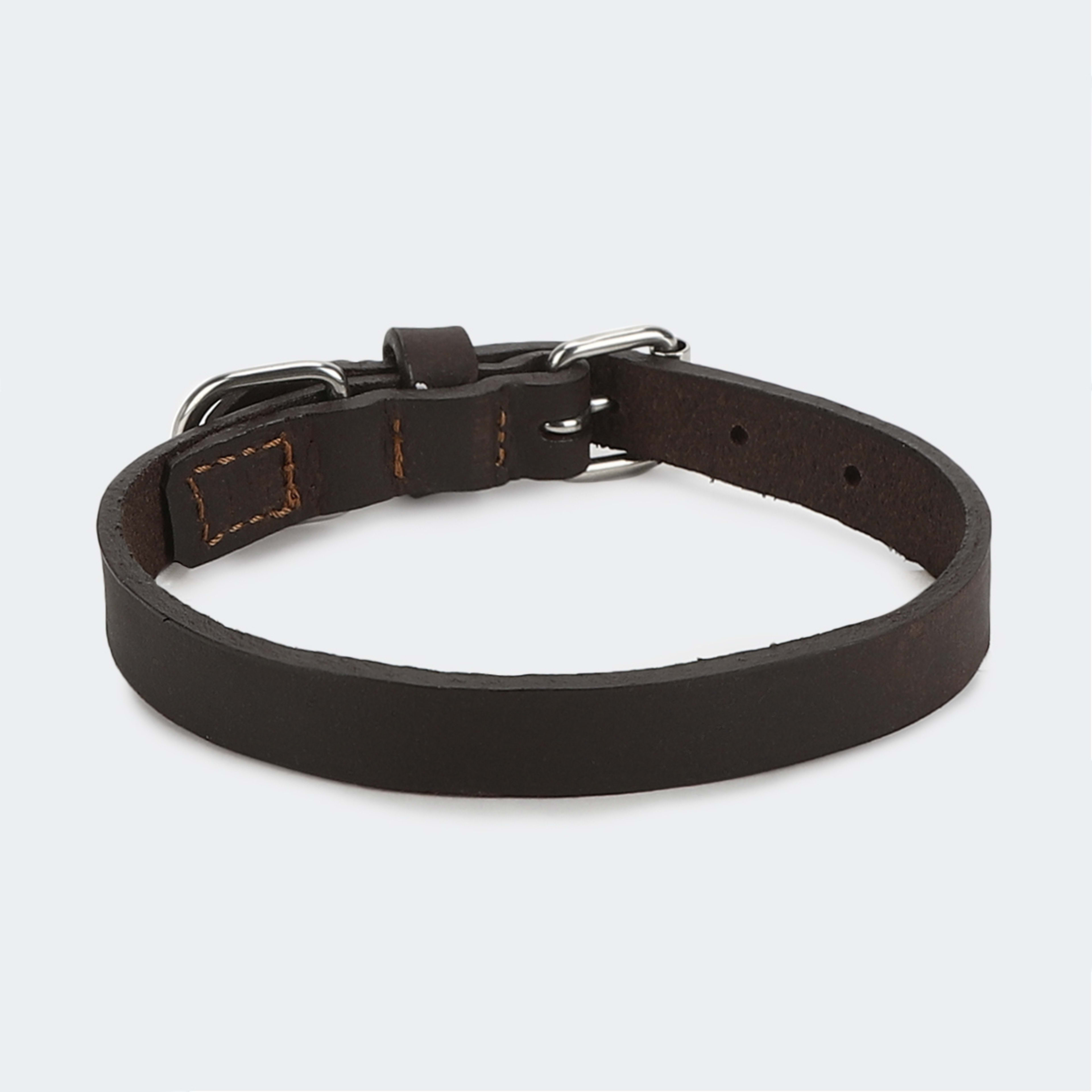 Dog Collar Leather Small Kmart