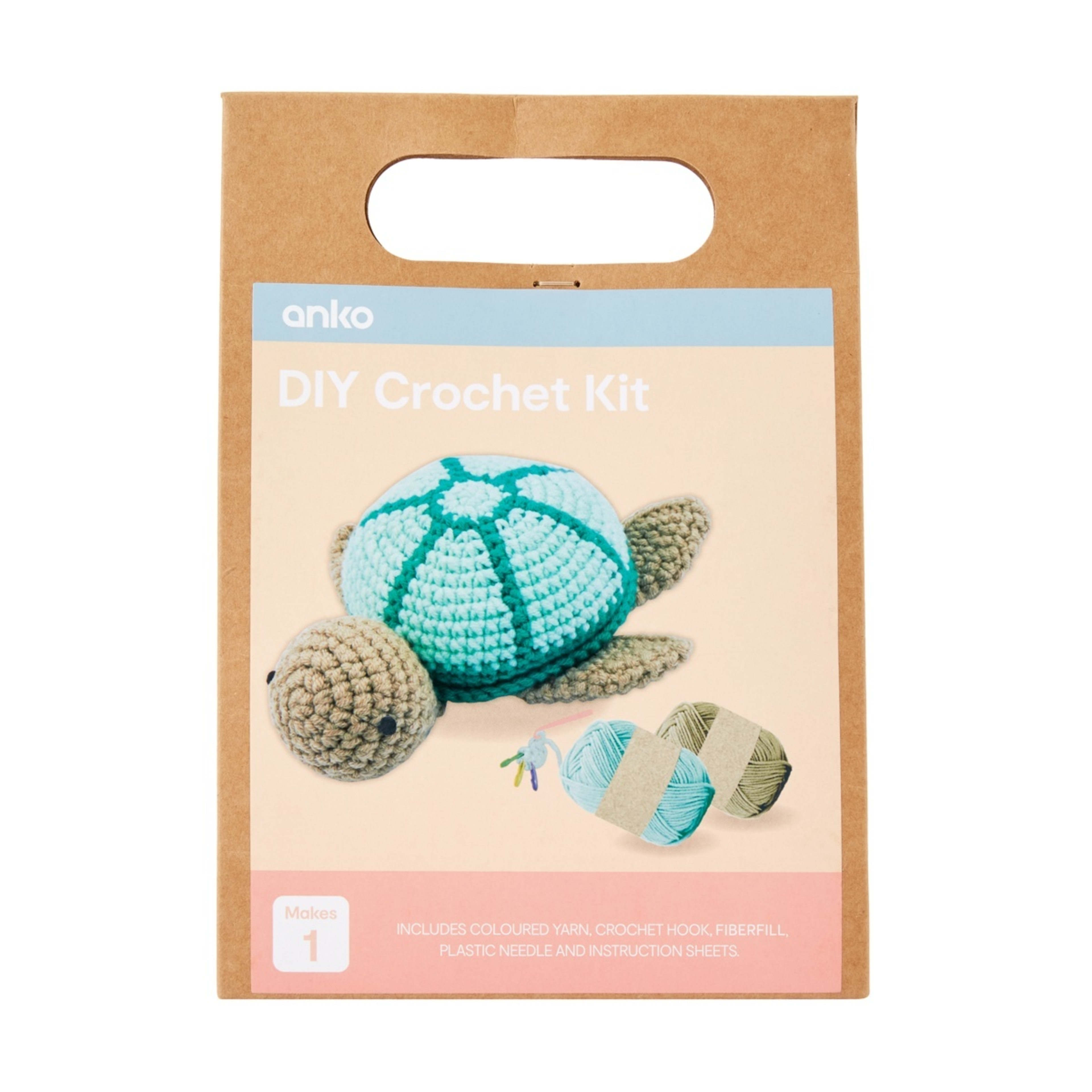 1 DIY Crochet Kit - Turtle, 1 of 3
