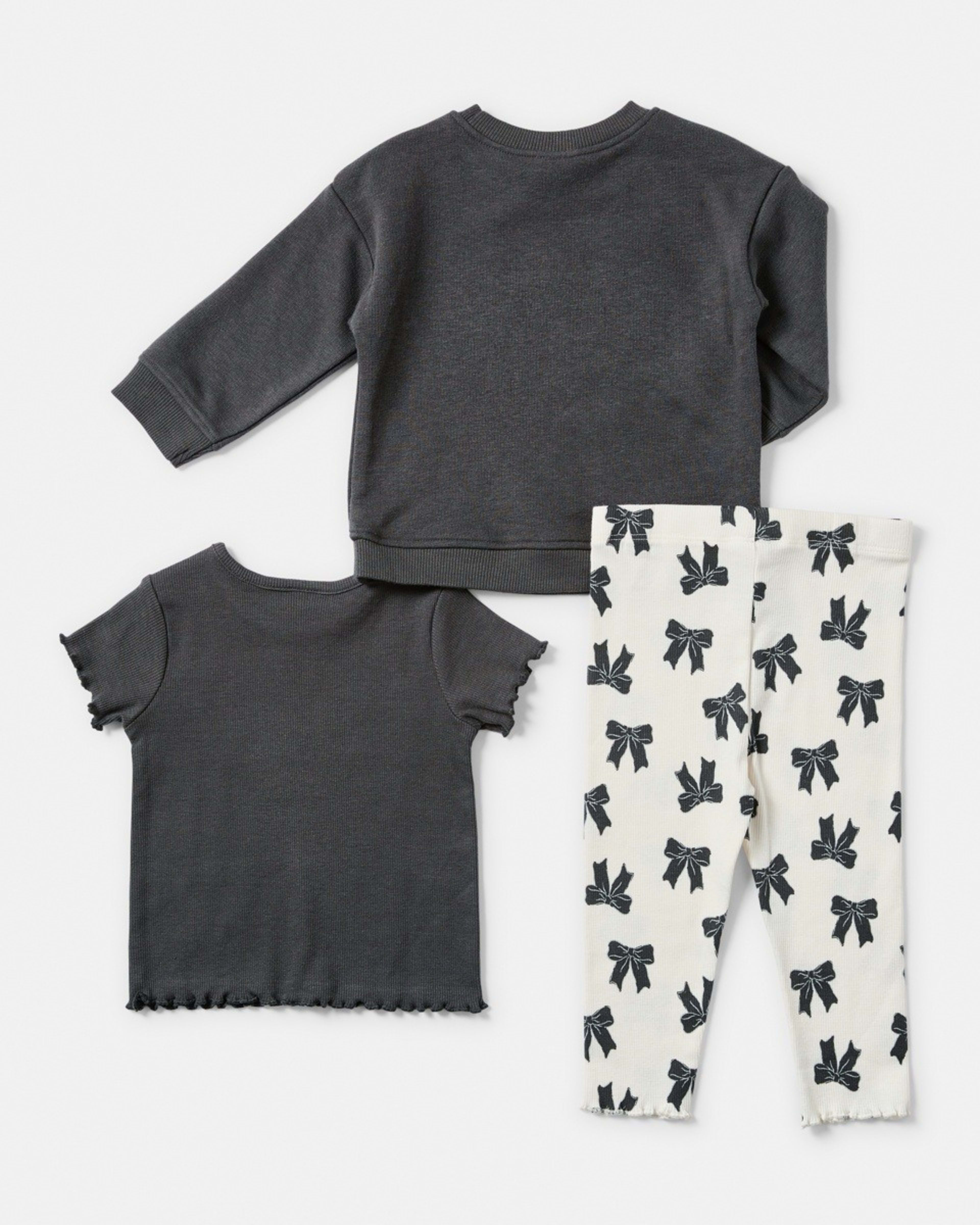 2 3 Piece Transeasonal Set ASPHALT BOWS, 2 of 8