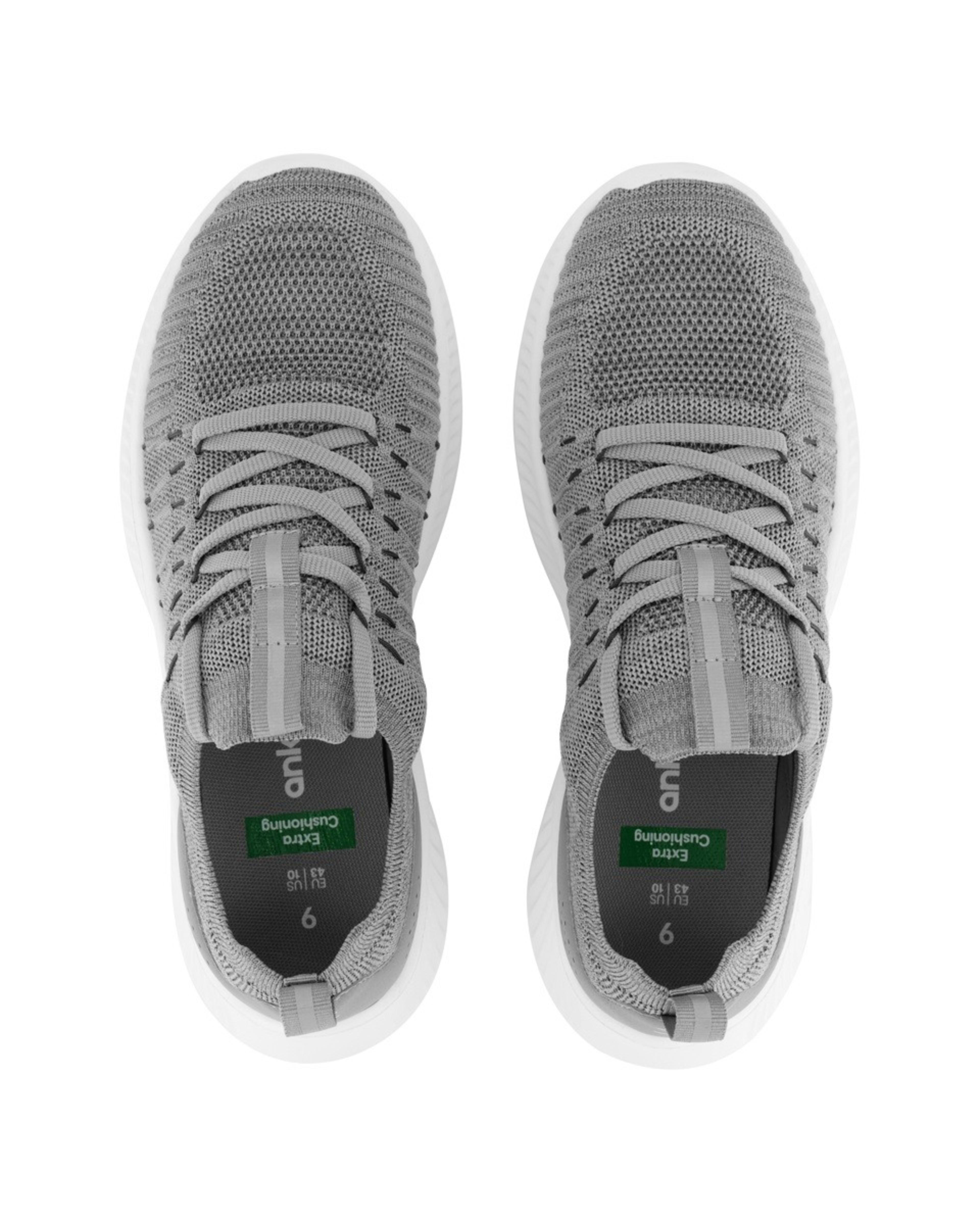 2 Textured Upper Sneakers CHAR GREY, 2 of 5