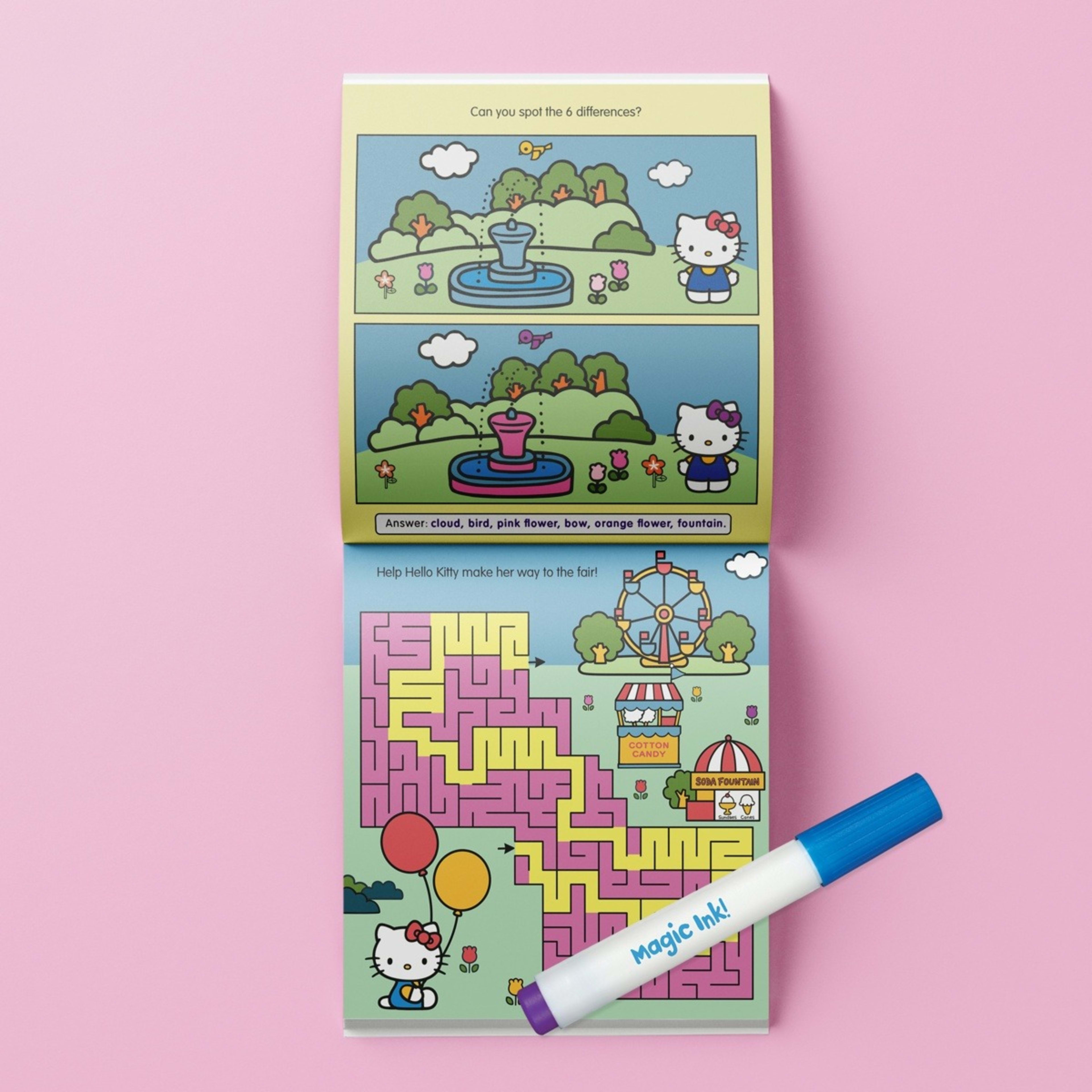 6 INKredibles Hello Kitty Mess-Free Activity Kit - Book, 6 of 9