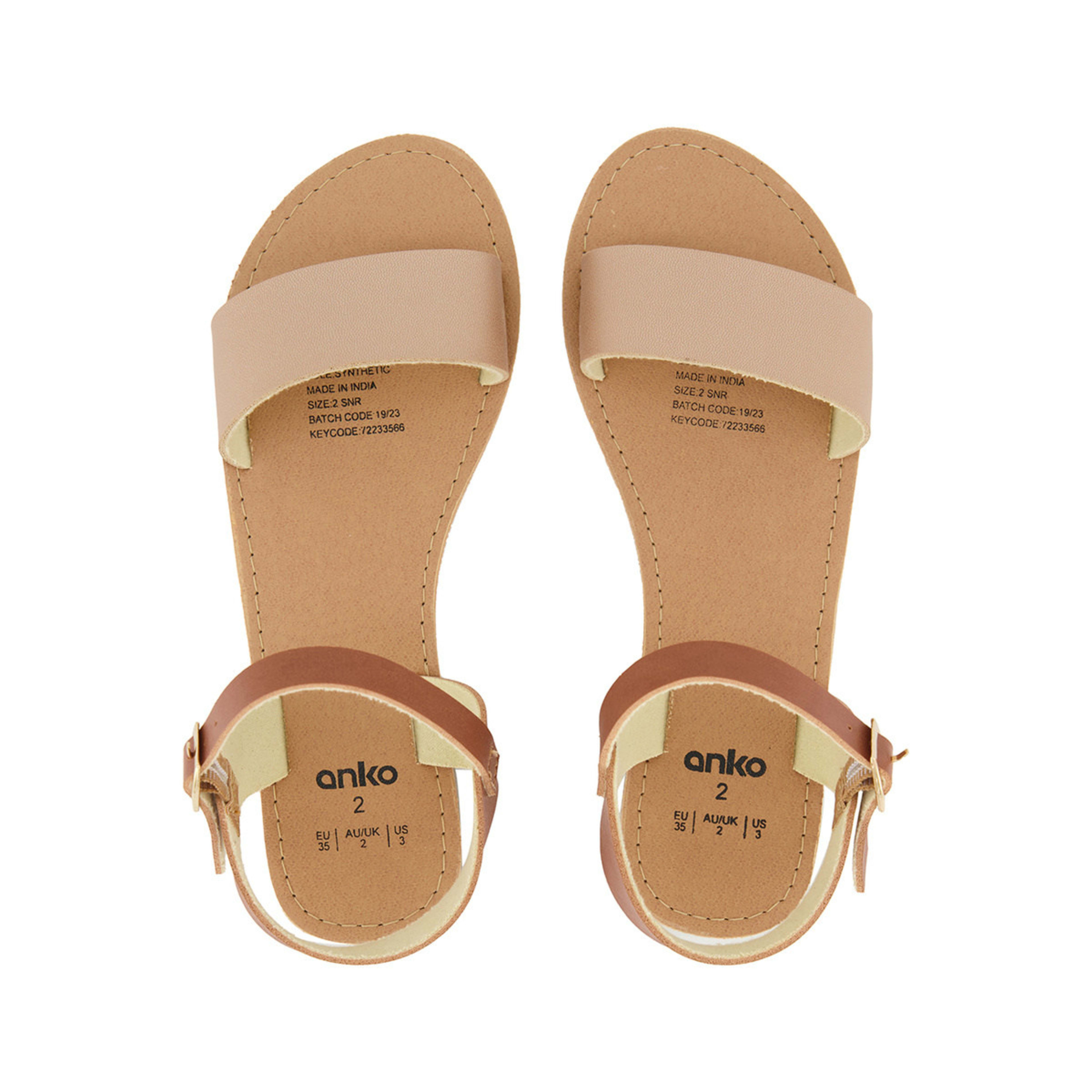 3 Senior Sandals Tan Gold, 3 of 4