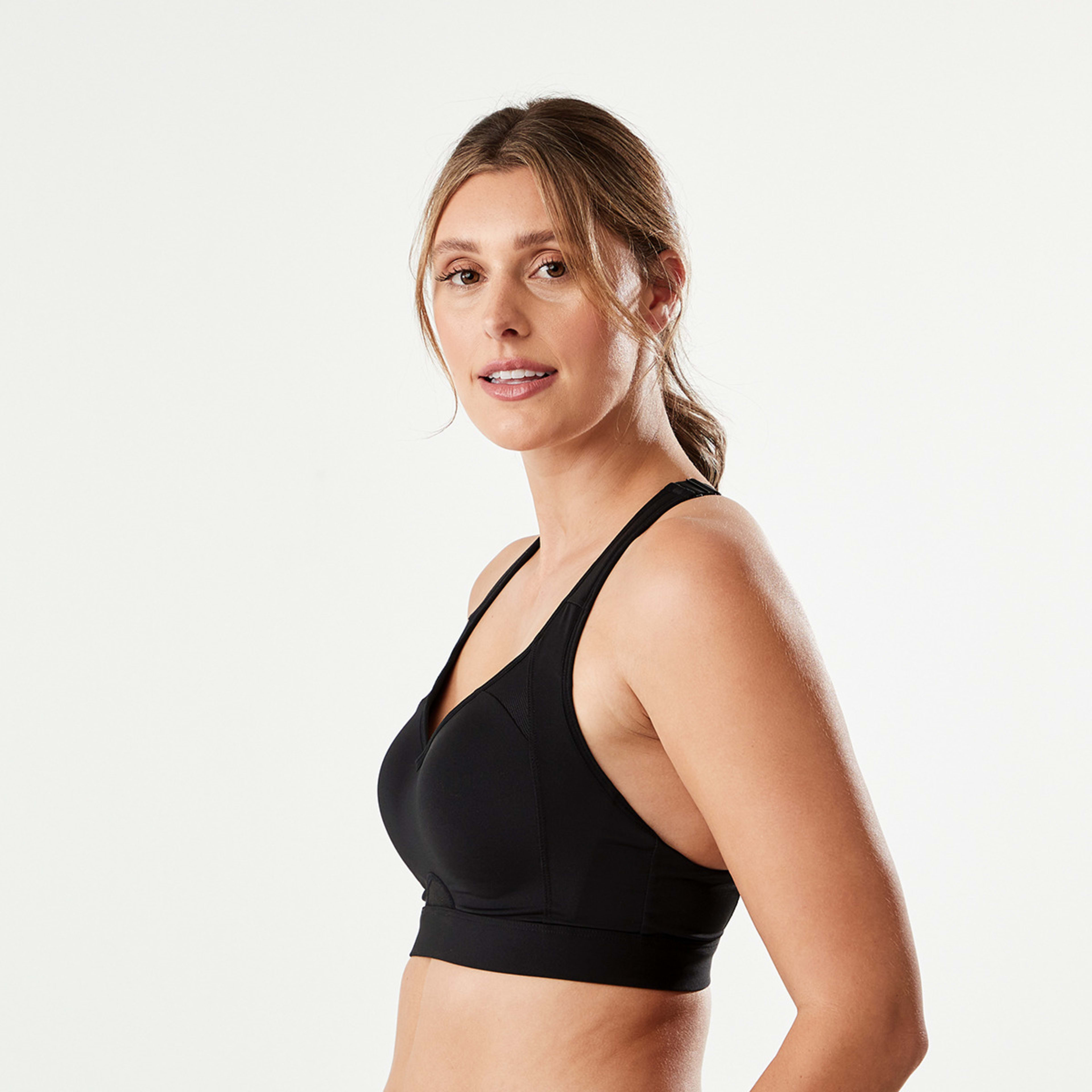 2 Wirefree High Impact Sports Bra Black, 2 of 7