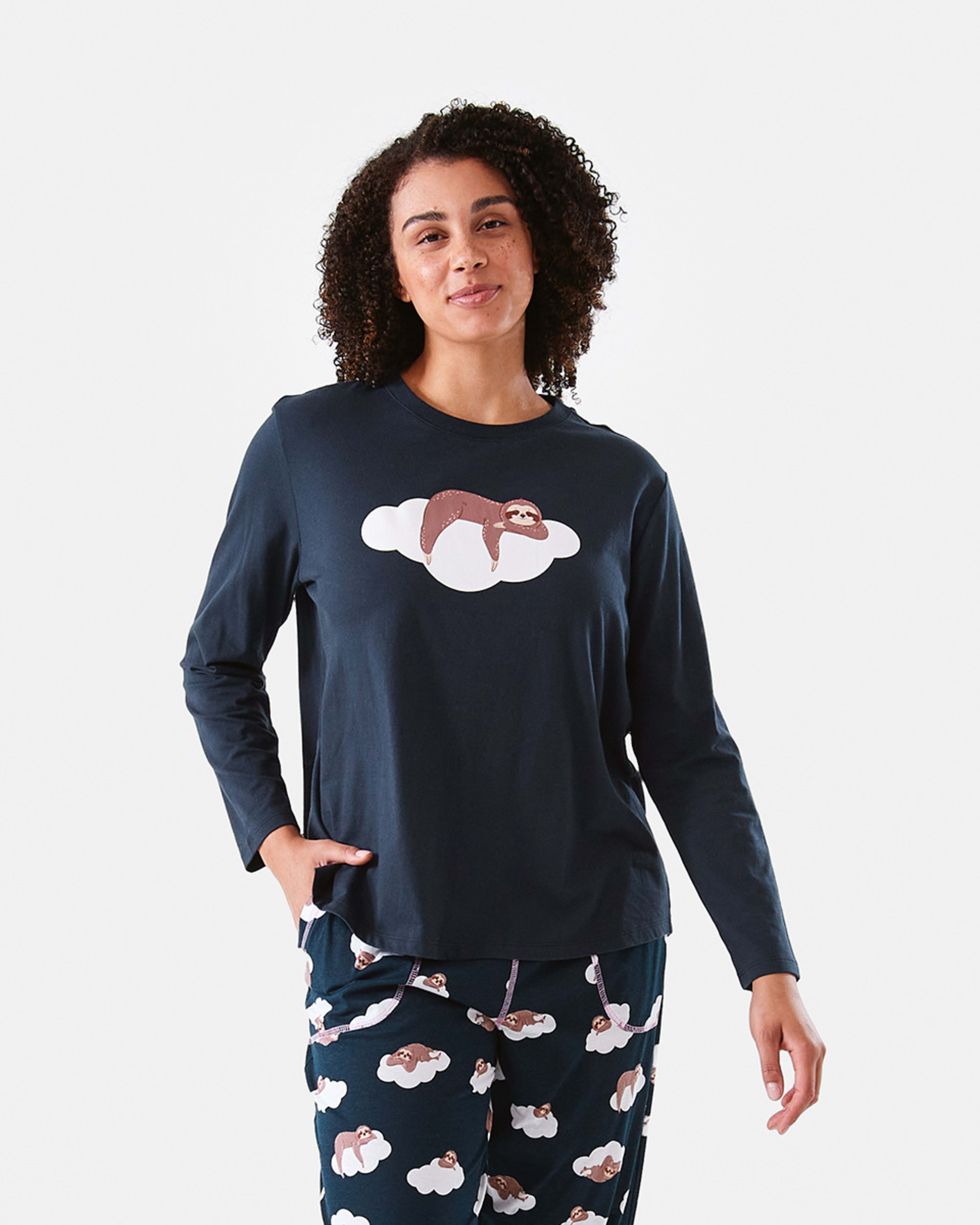 1 Long Sleeve Printed Top Energy Sav, 1 of 6