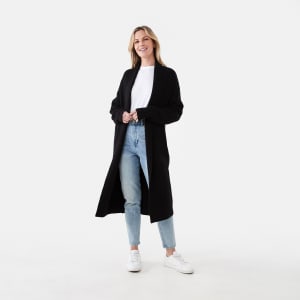 Longline Rib Cardigan Size 6