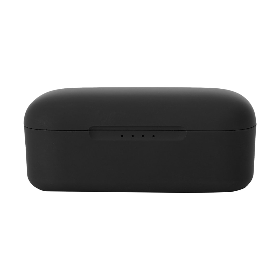 True Wireless Earbuds with Powerbank Black Kmart