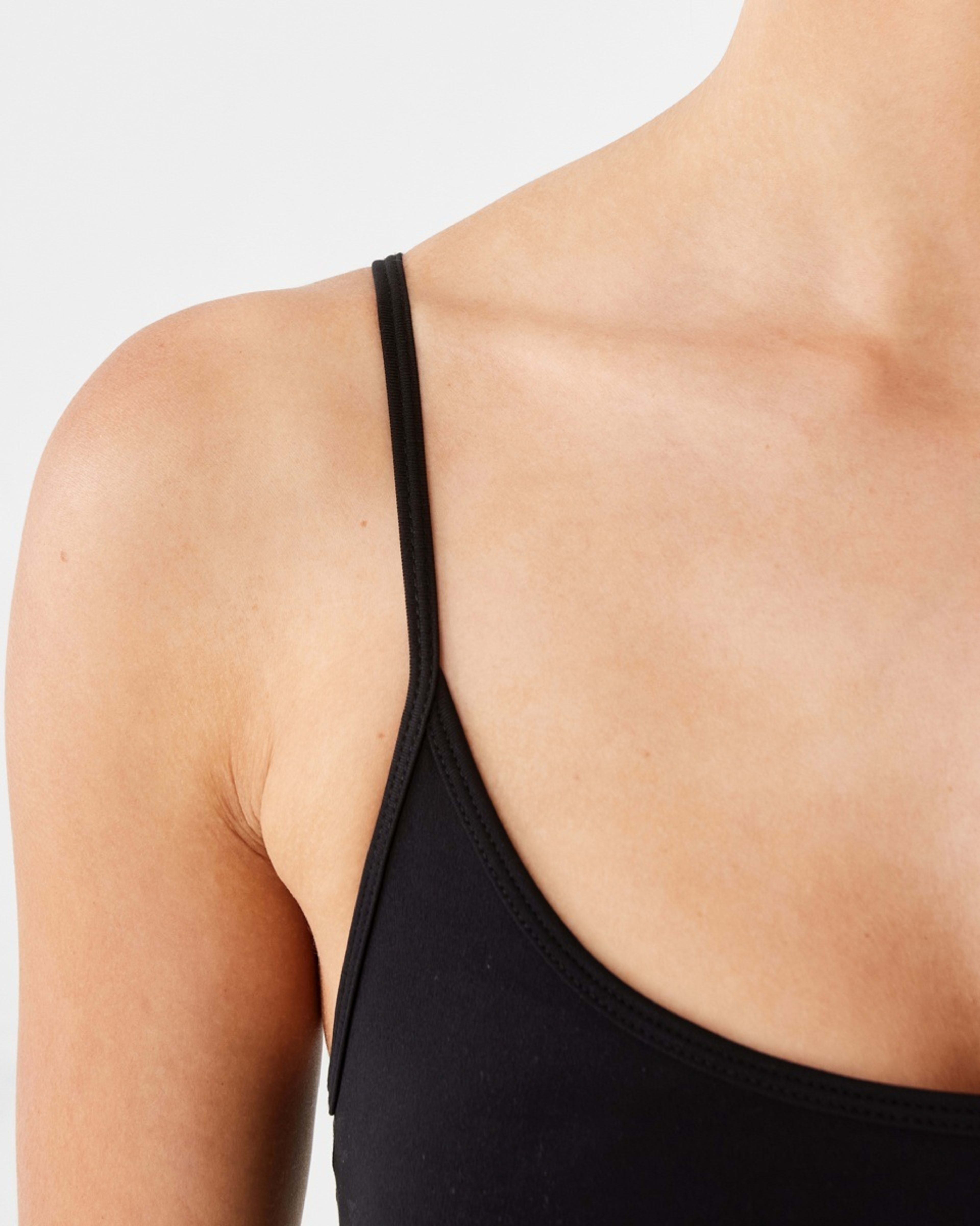 8 Active Womens Ultrasoft Shelf Tank BLACK, 8 of 9