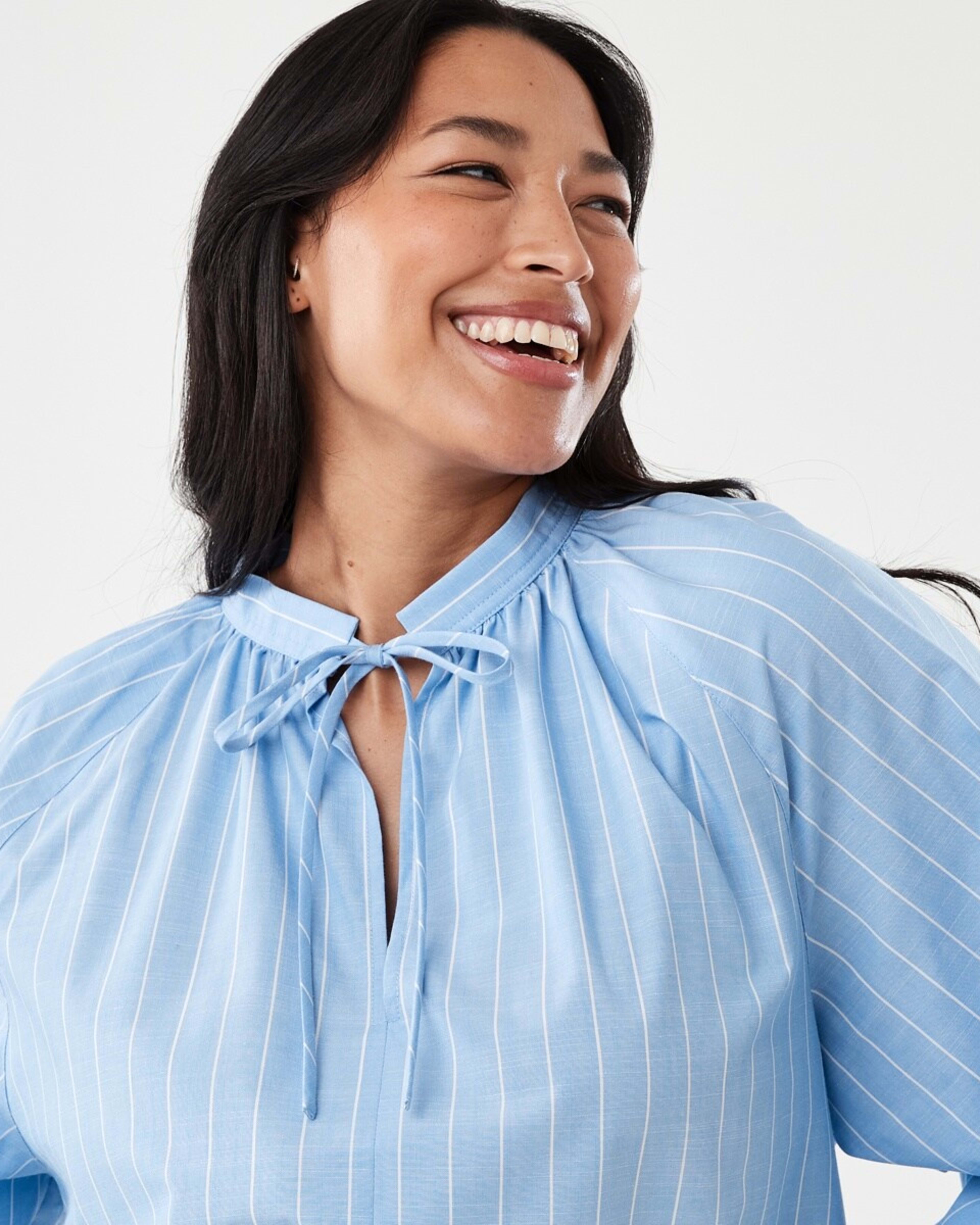 5 Long Sleeve Poet Blouse Core Str, 5 of 7