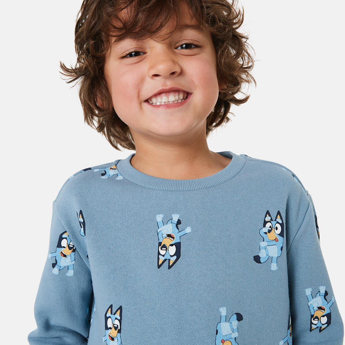 Bluey License Crew Neck Sweatshirt Kmart